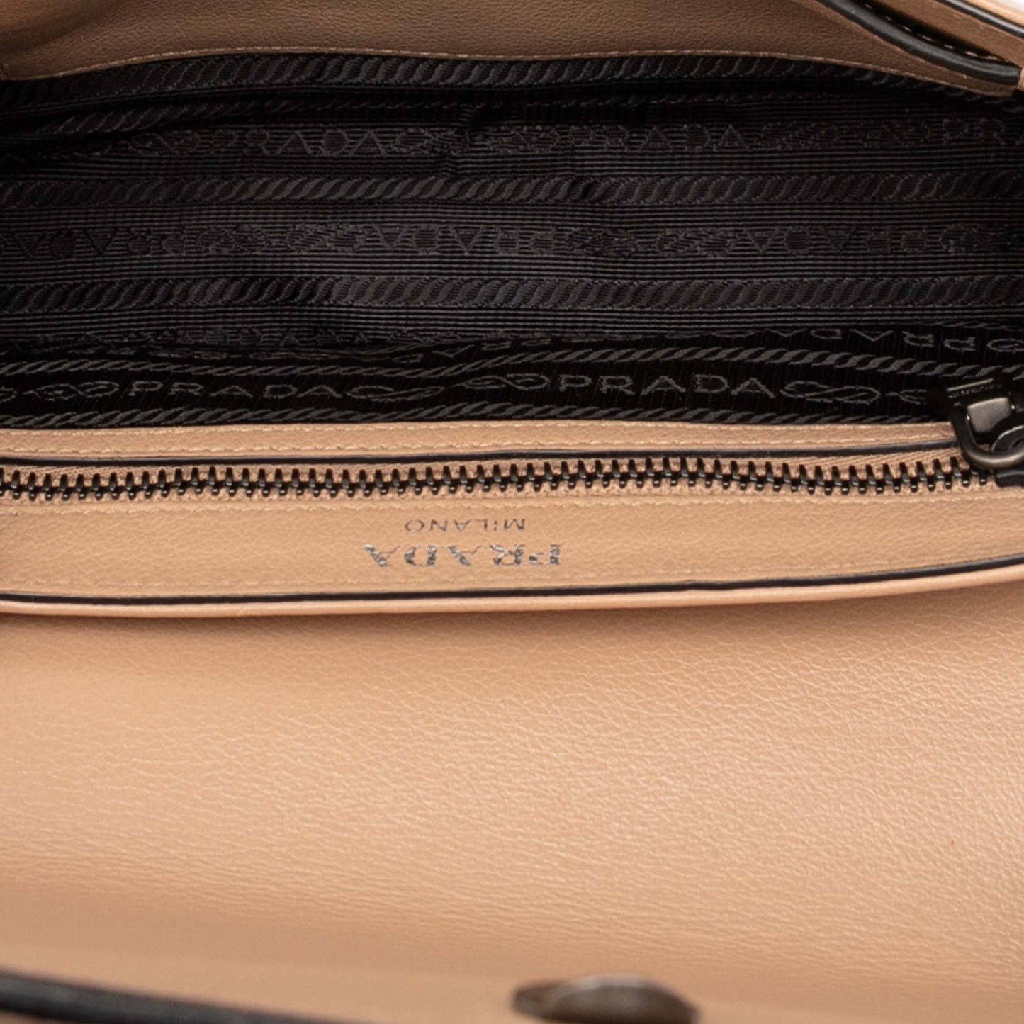 Prada Glace Calfskin Studded Crossbody