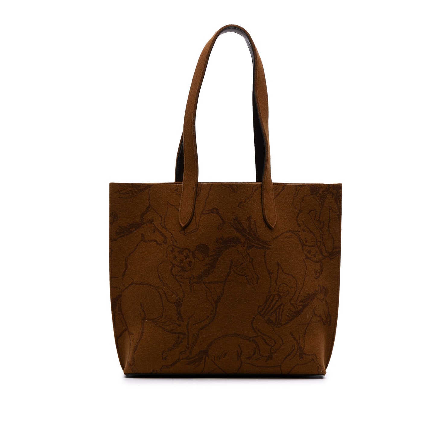 Hermès Printed Felt Carrimi Tote MM