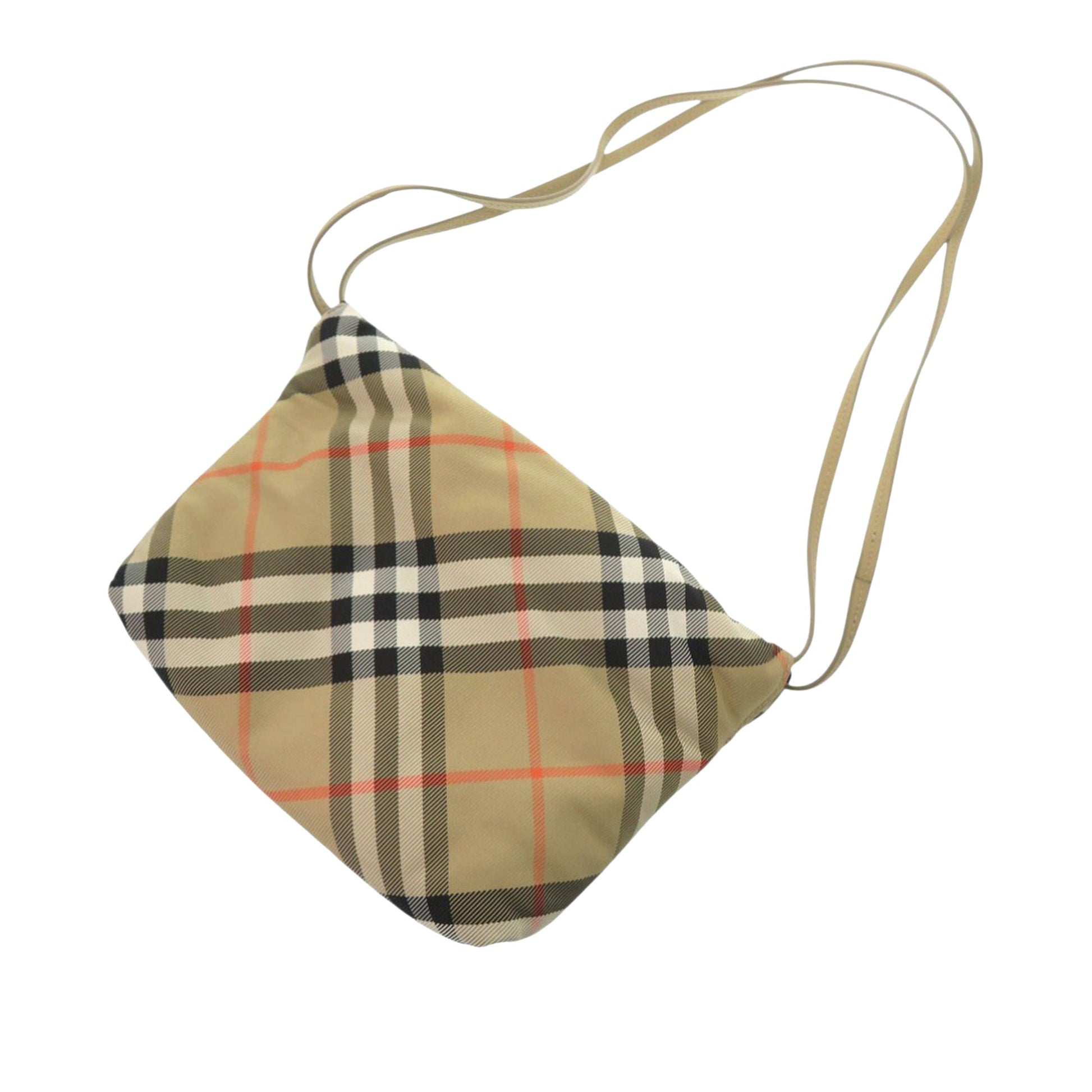 Burberry Supernova Check Nylon Drawstring Pouch