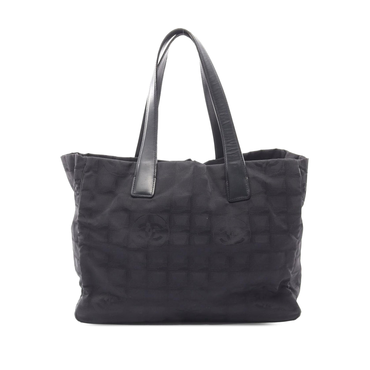 Chanel New Travel Line Nylon Tote — Black