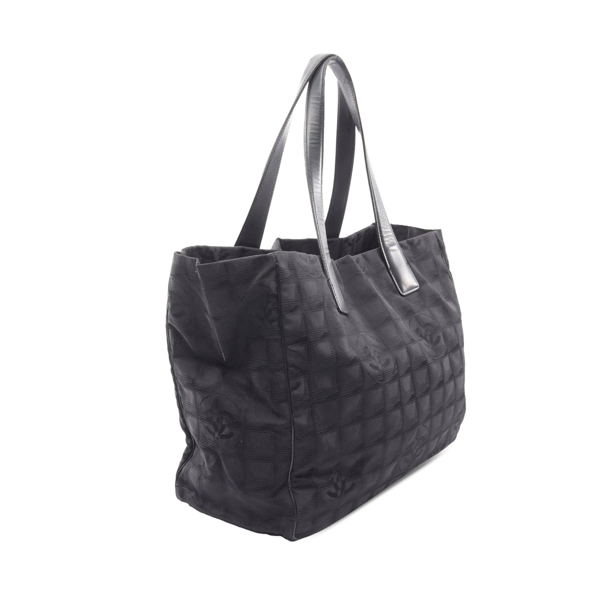 Chanel New Travel Line Nylon Tote — Black