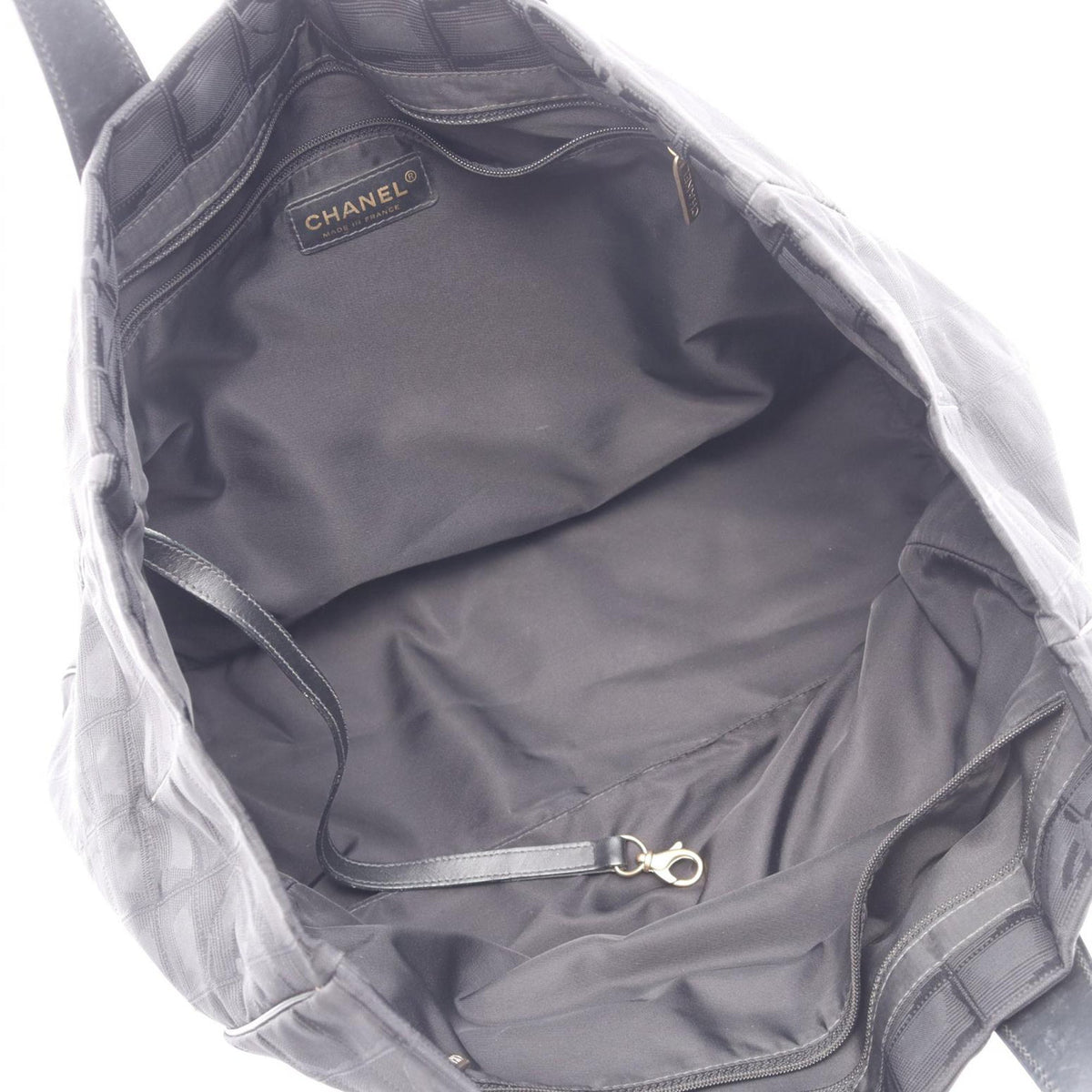 Chanel New Travel Line Nylon Tote — Black