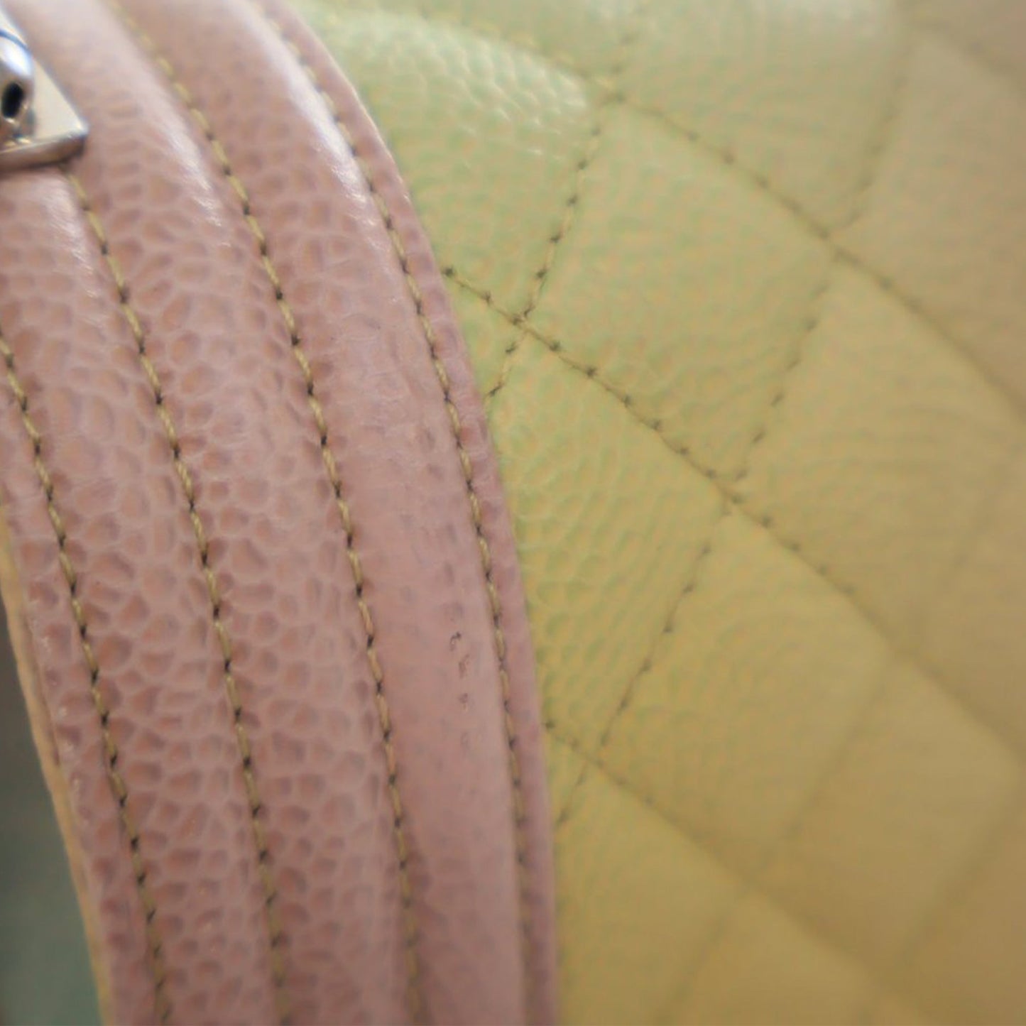 Chanel Small Quilted Caviar Rainbow Boy Flap