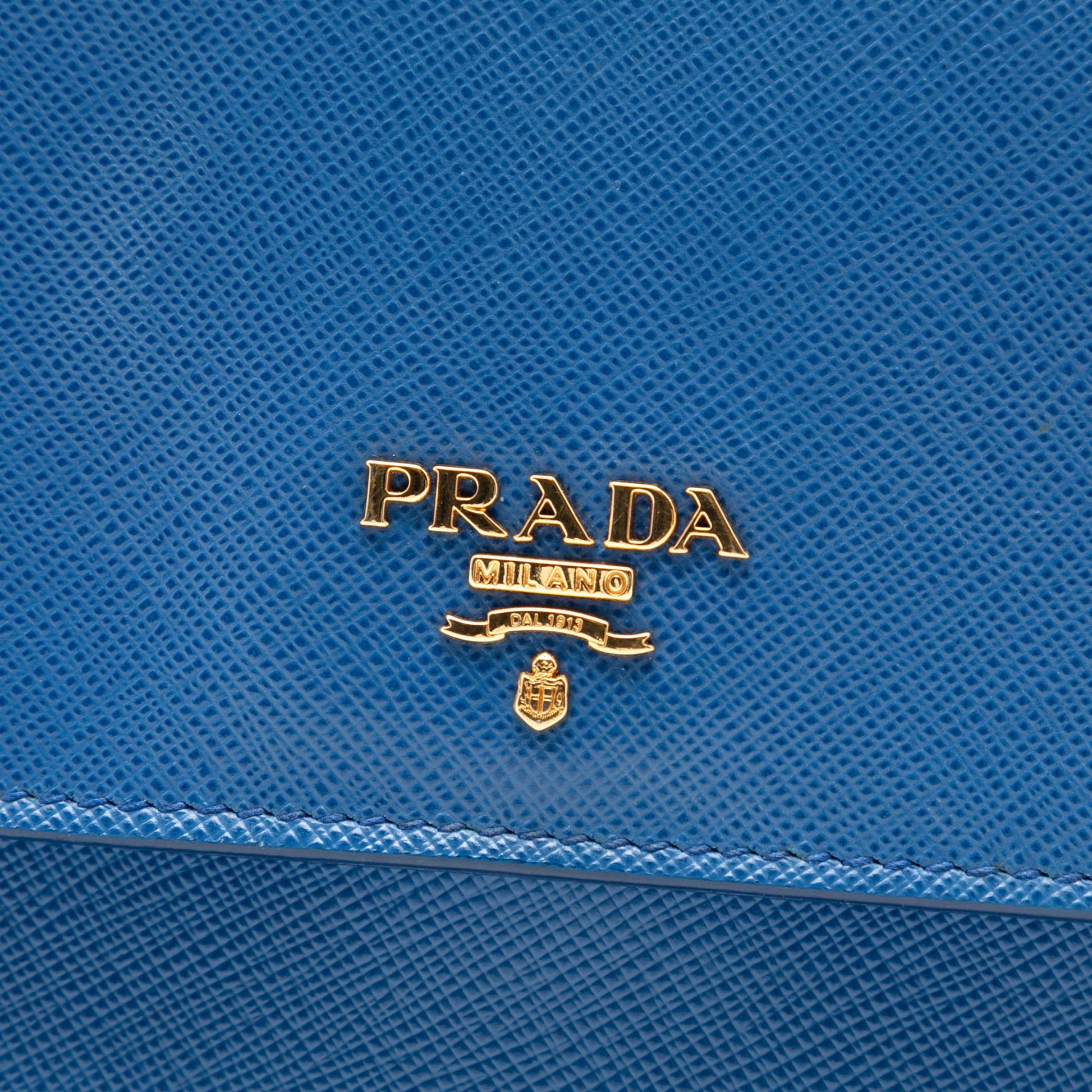 Prada Saffiano Wallet on Strap