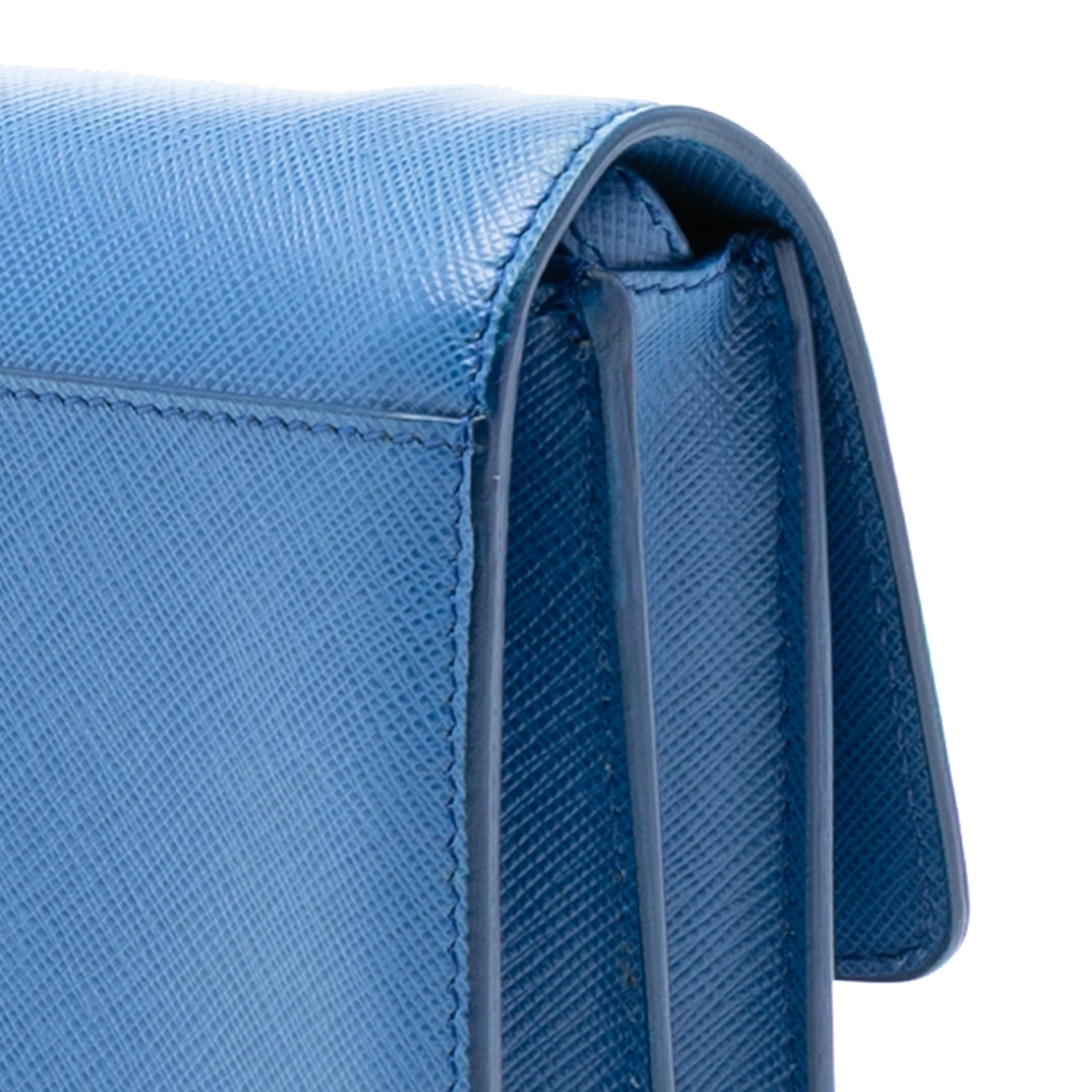 Prada Saffiano Wallet on Strap