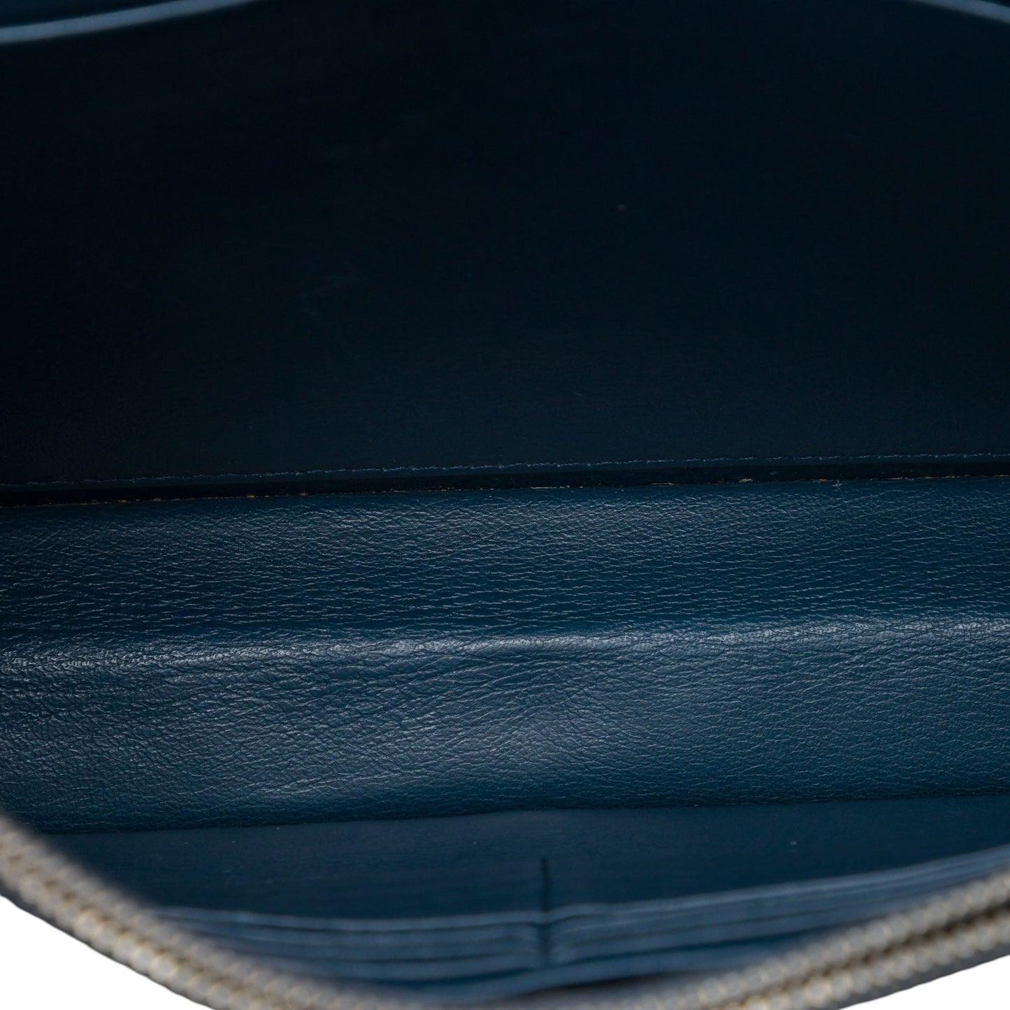 Celine Leather Frame Wallet on Chain