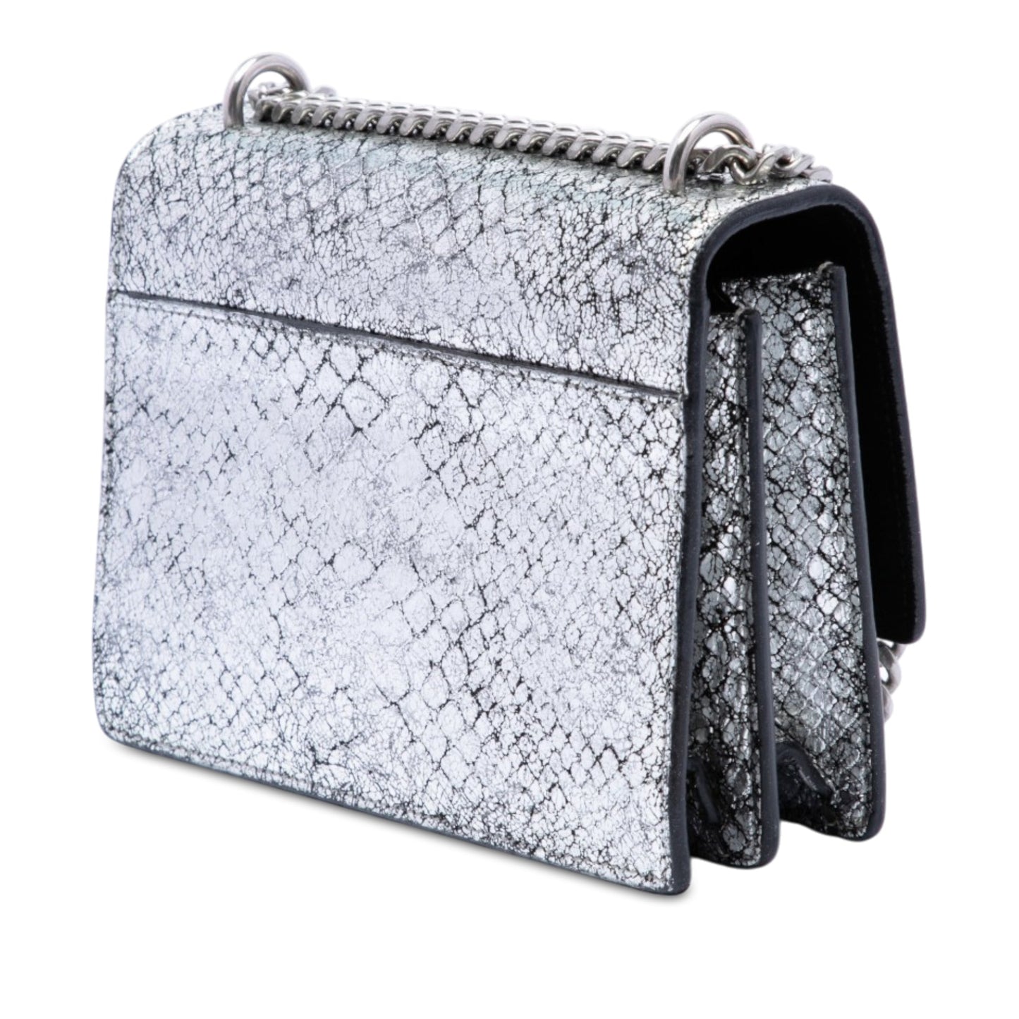 Saint Laurent Medium Python Embossed Leather Monogram Sunset Crossbody