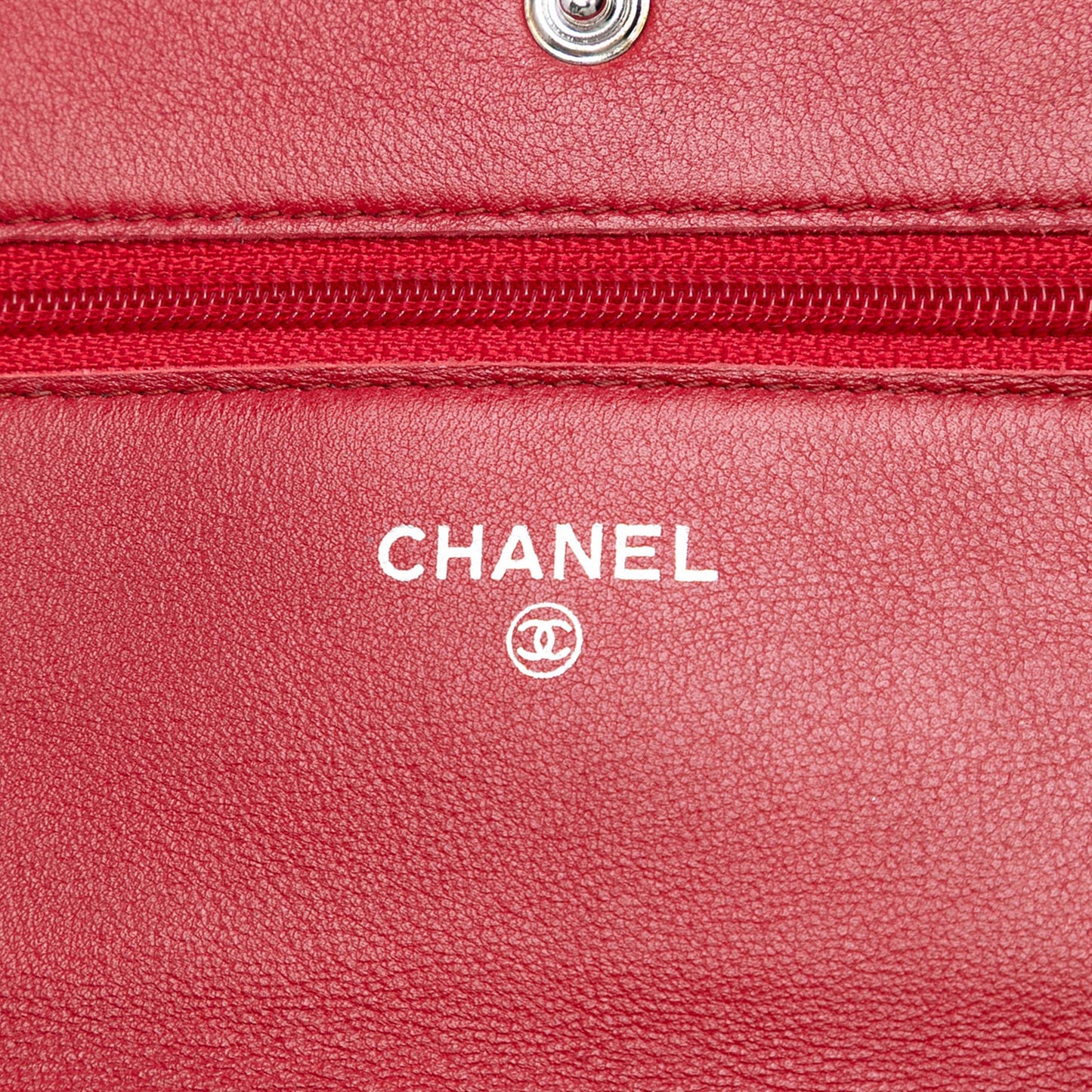 Chanel CC Caviar Wallet On Chain