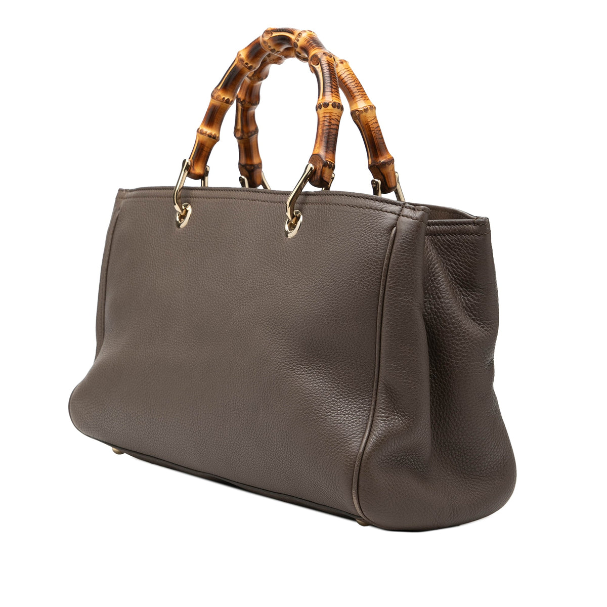 Gucci Medium Calfskin Bamboo Shopper Satchel