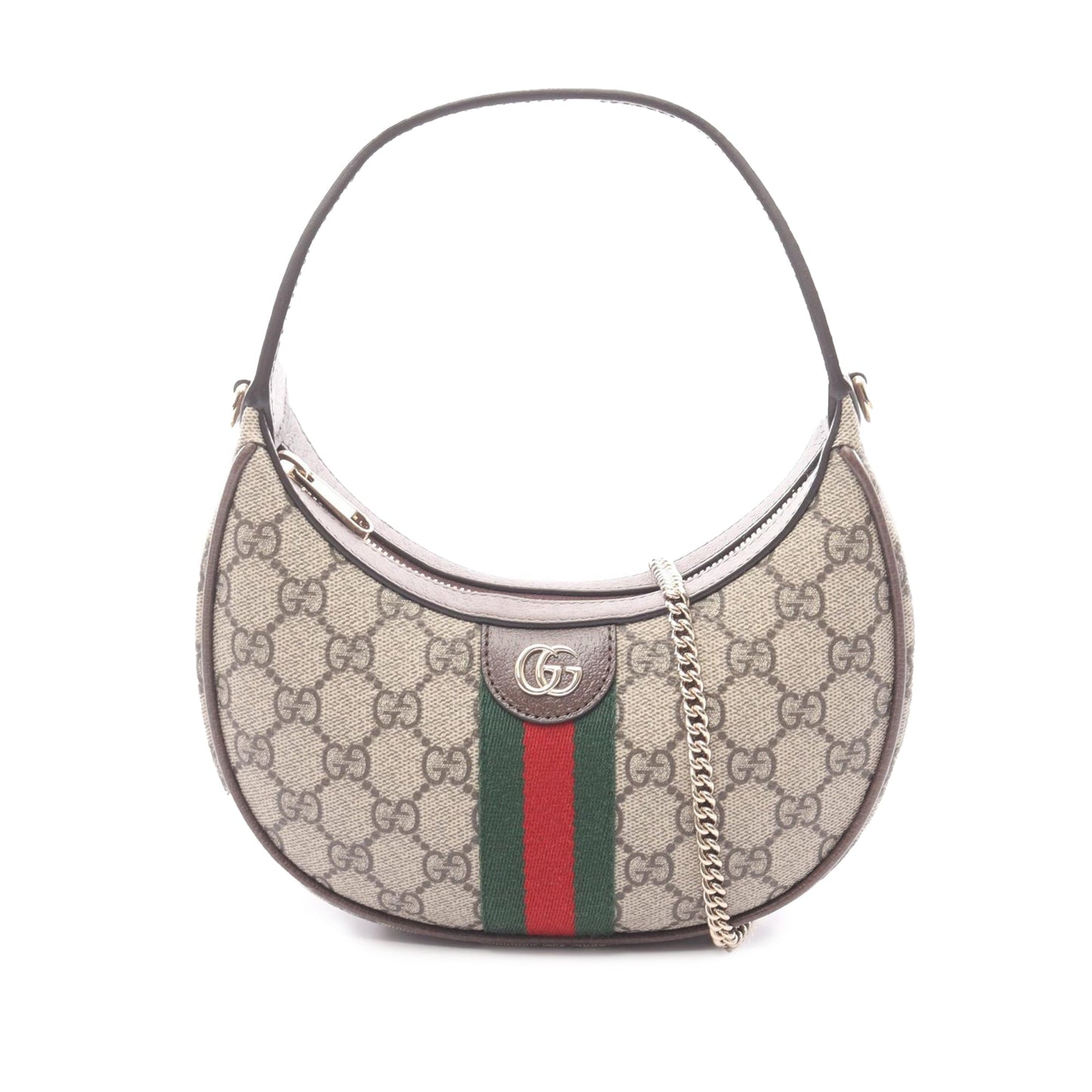 Gucci Small GG Supreme Web Ophidia Satchel