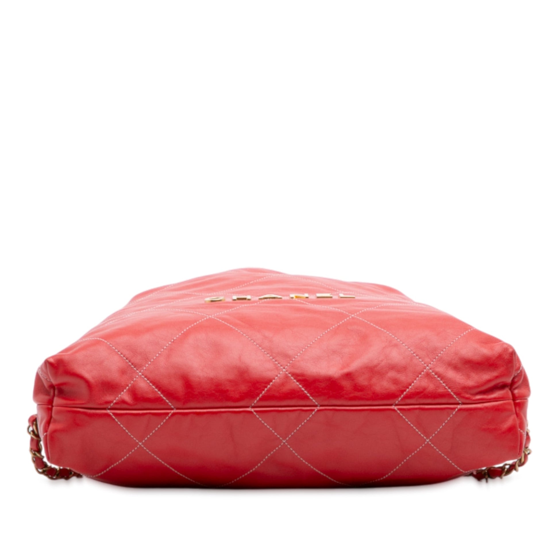 Chanel Large Quilted Shiny Calfskin 22 Backpack