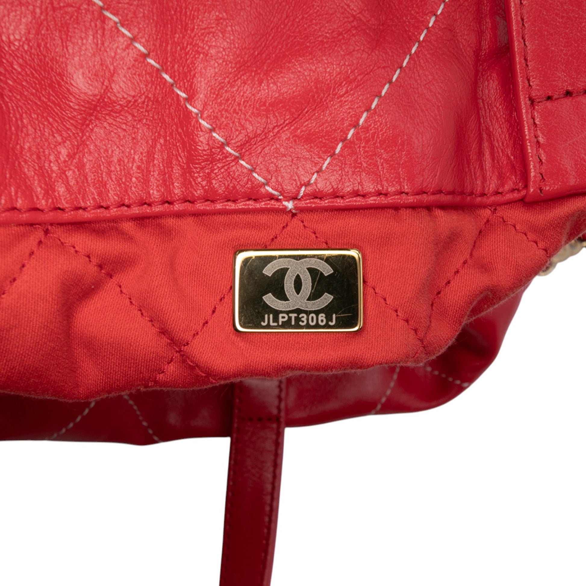Chanel Large Quilted Shiny Calfskin 22 Backpack