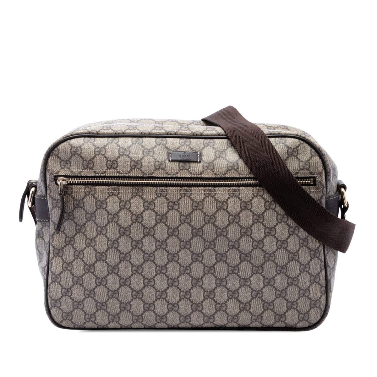 Gucci GG Supreme Crossbody — Beige