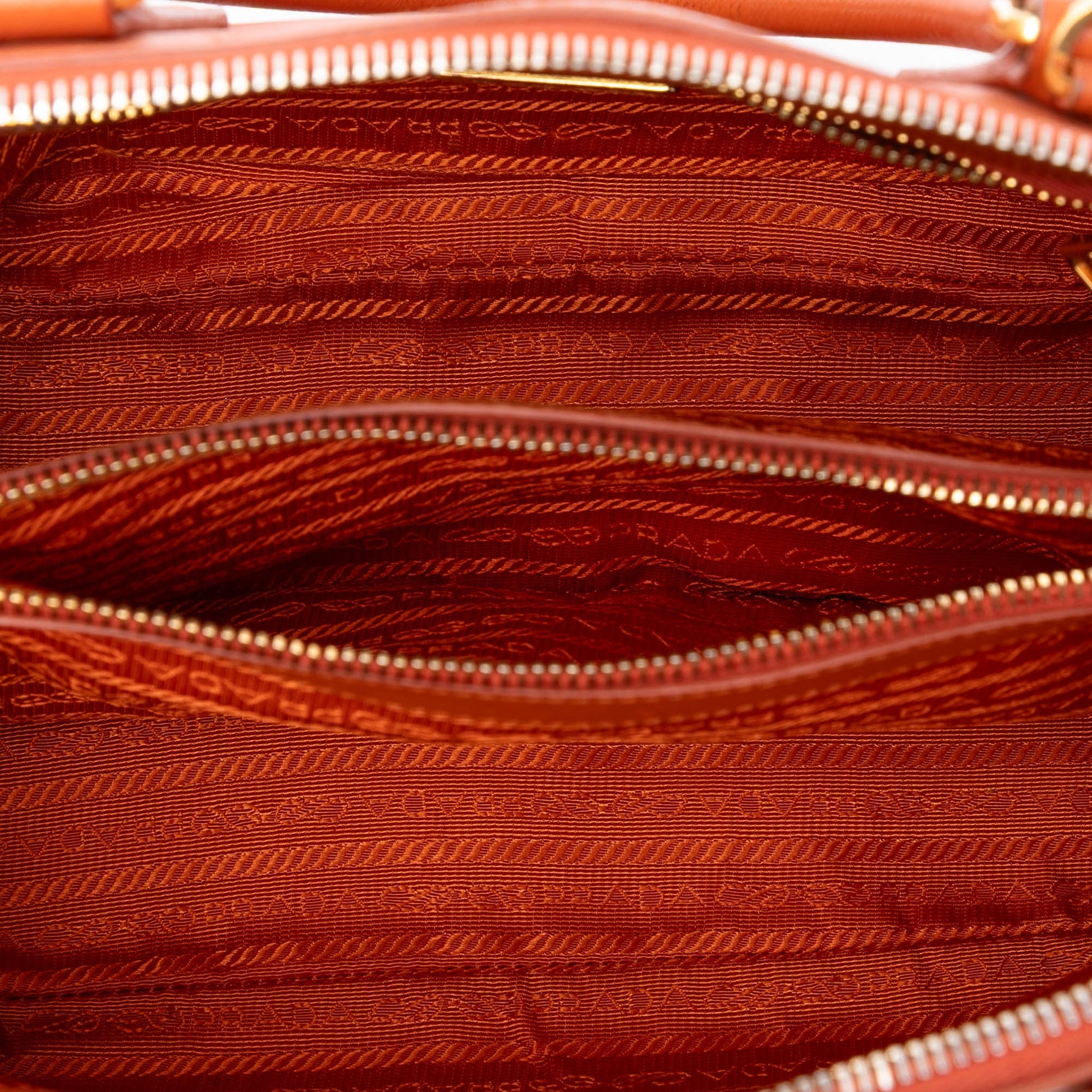 Prada Medium Saffiano Lux Promenade Satchel