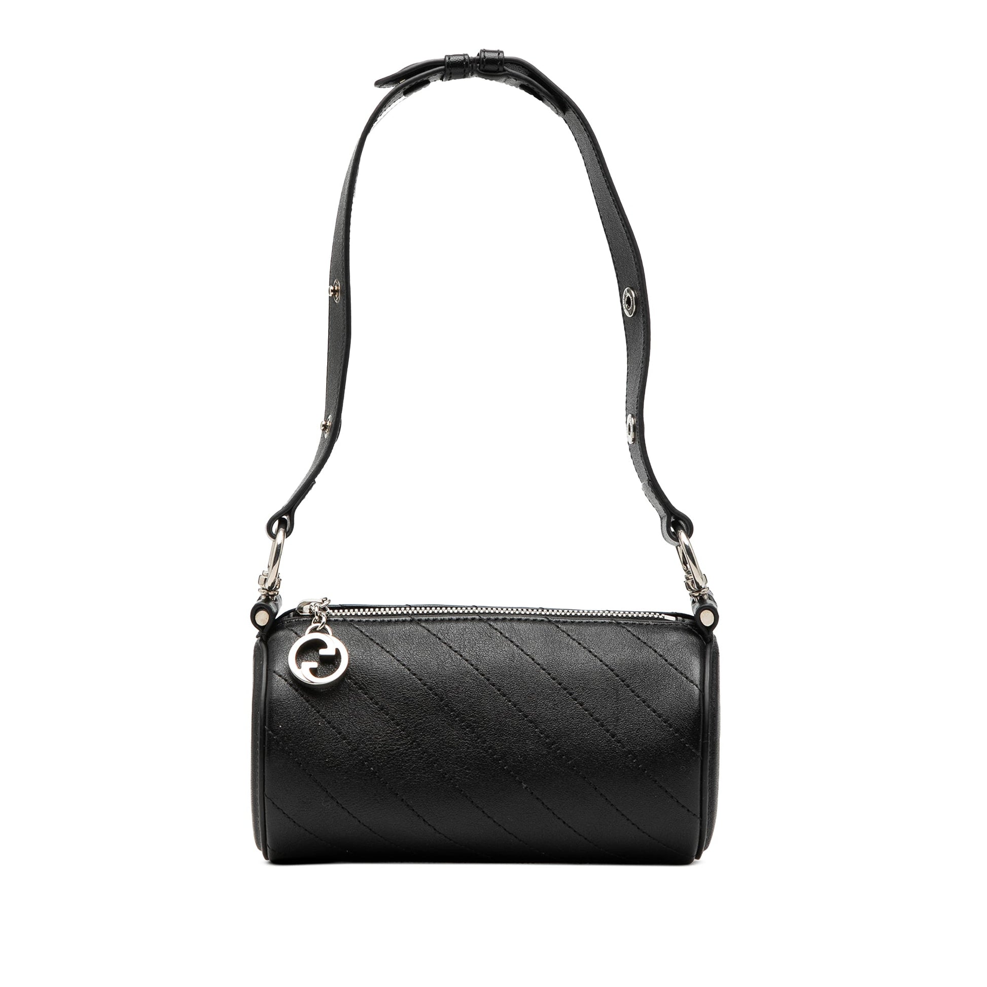 Mini Leather Blondie Barrel Shoulder Bag