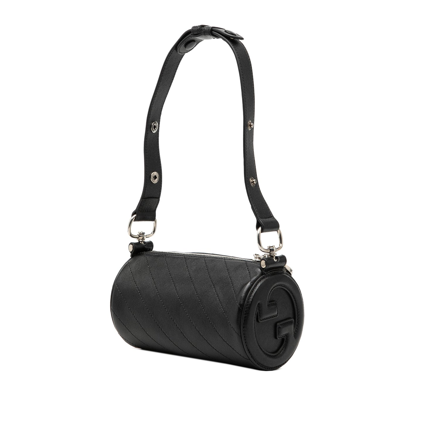 Mini Leather Blondie Barrel Shoulder Bag