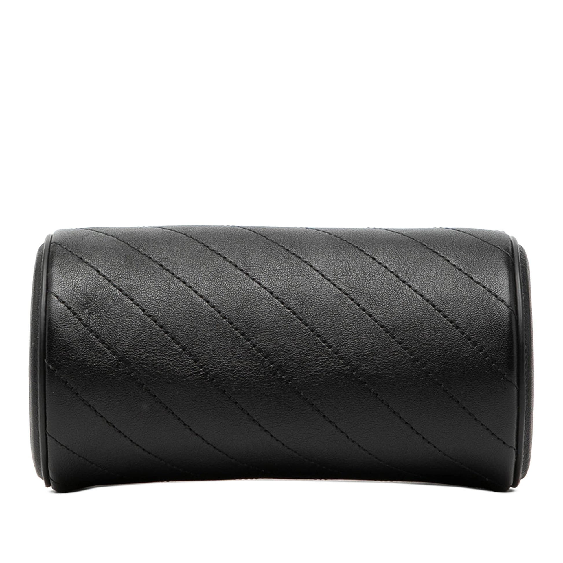Mini Leather Blondie Barrel Shoulder Bag
