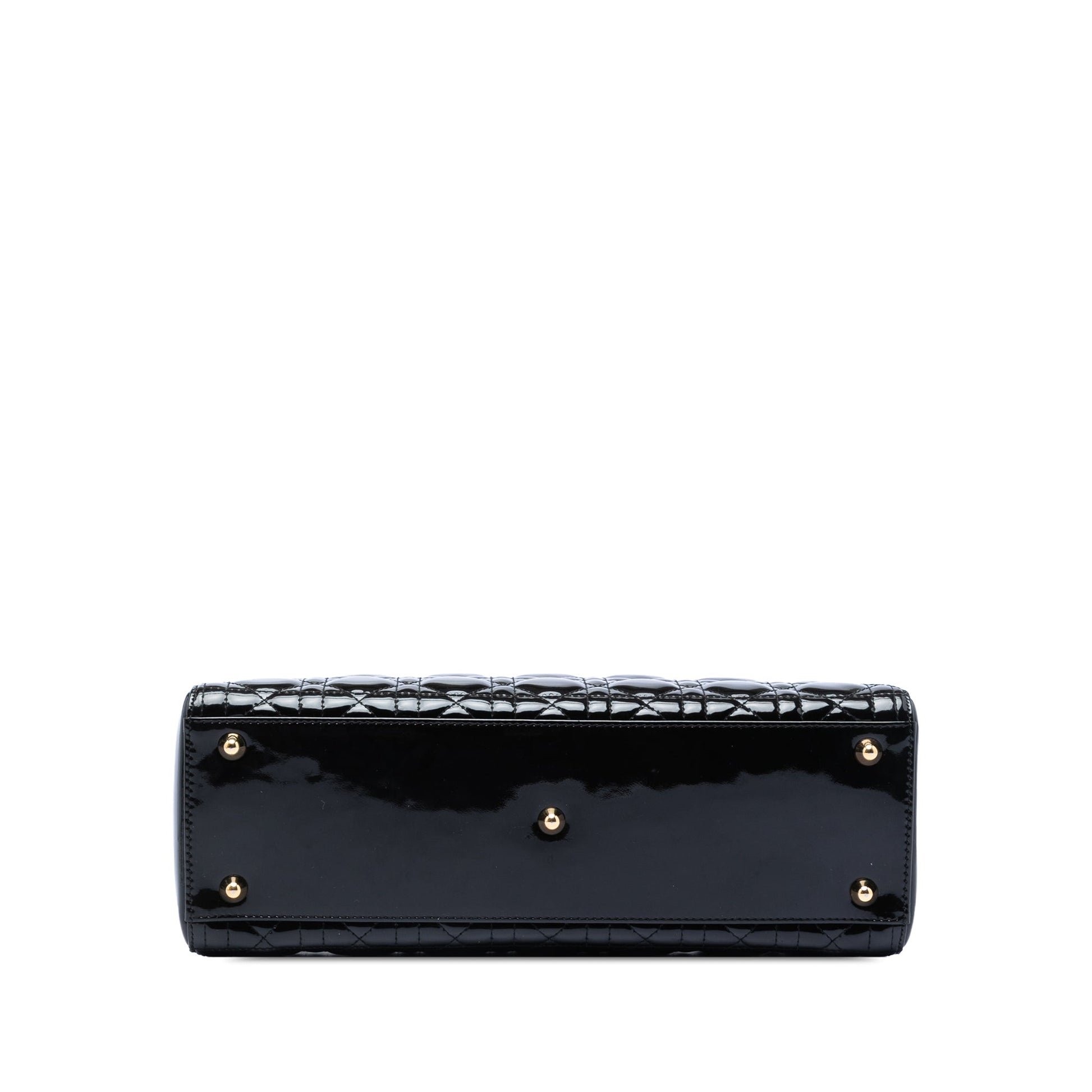 Dior Large Patent Cannage Lady Dior