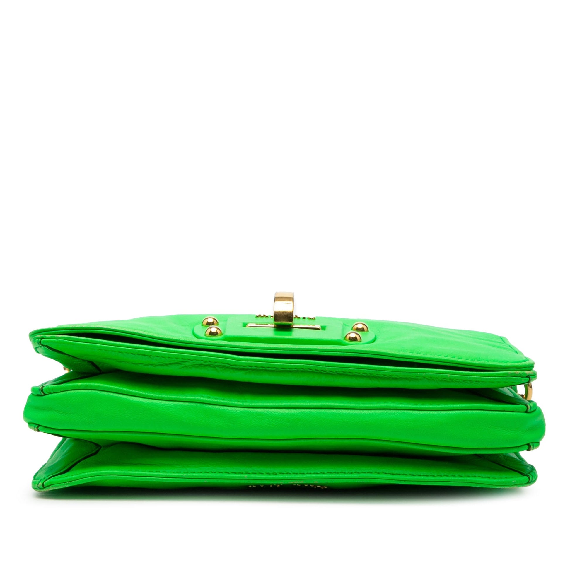 Miu Miu Leather Wing Strap Crossbody