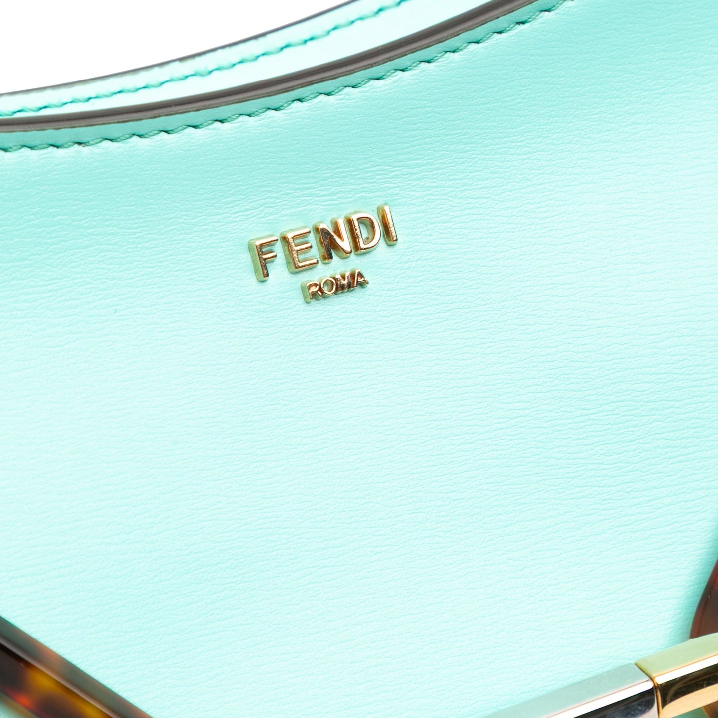 Fendi Leather OLock Swing Satchel