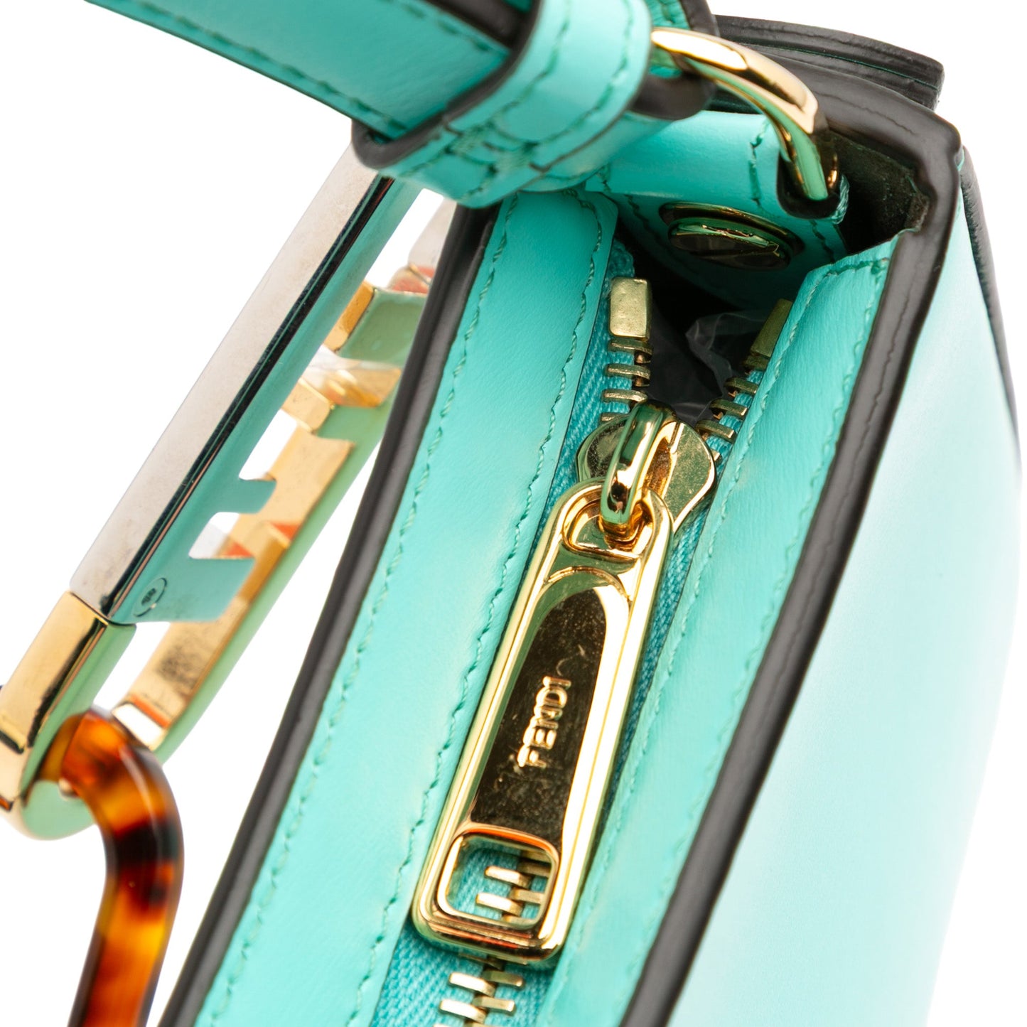 Fendi Leather OLock Swing Satchel