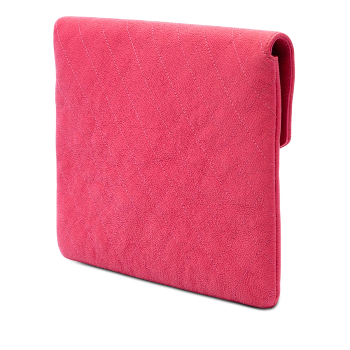 Chanel Paris Cuba Quilted Caviar Thread Around Envelope Clutch