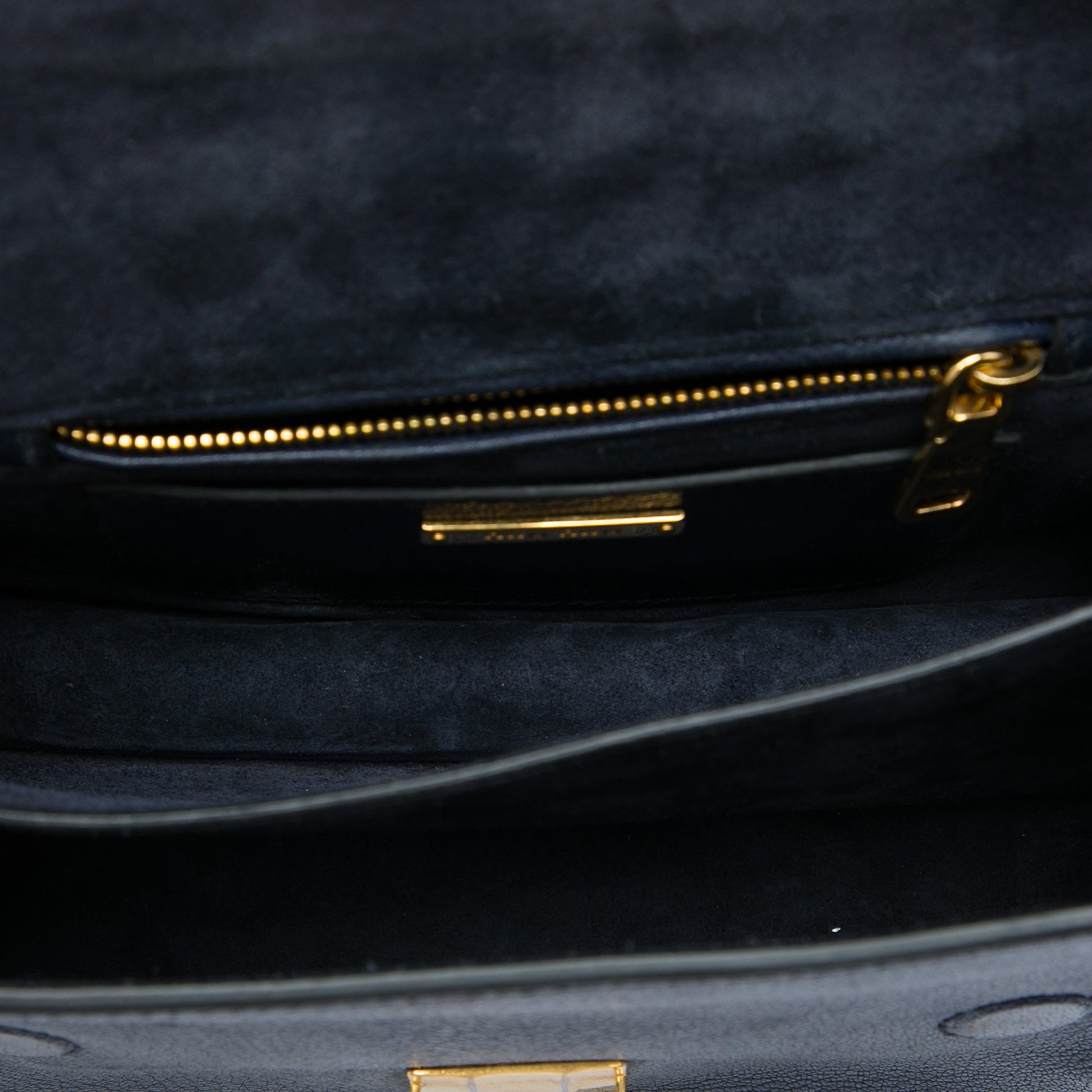 Miu Miu Goatskin Madras Crossbody