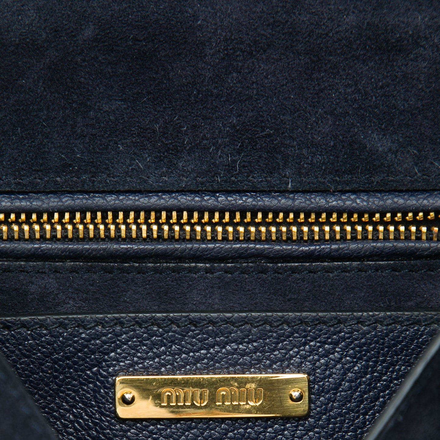 Miu Miu Goatskin Madras Crossbody