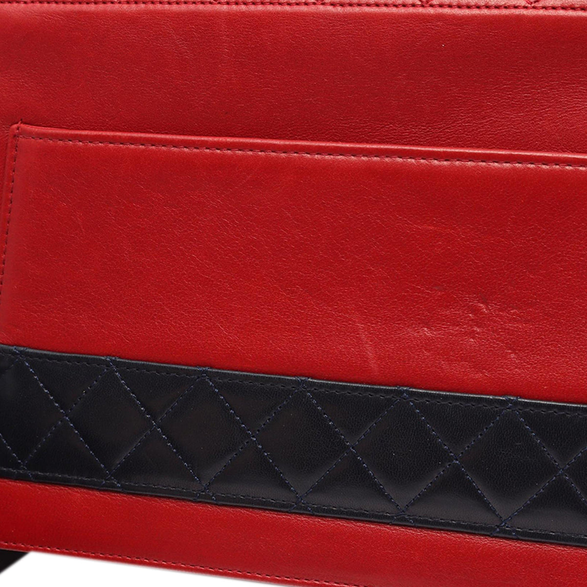Chanel Lambskin Mademoiselle Turnlock Trapezoid Flap