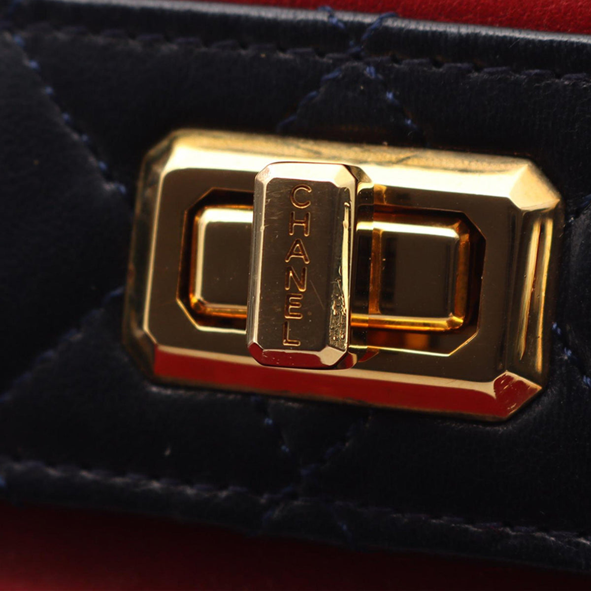 Chanel Lambskin Mademoiselle Turnlock Trapezoid Flap