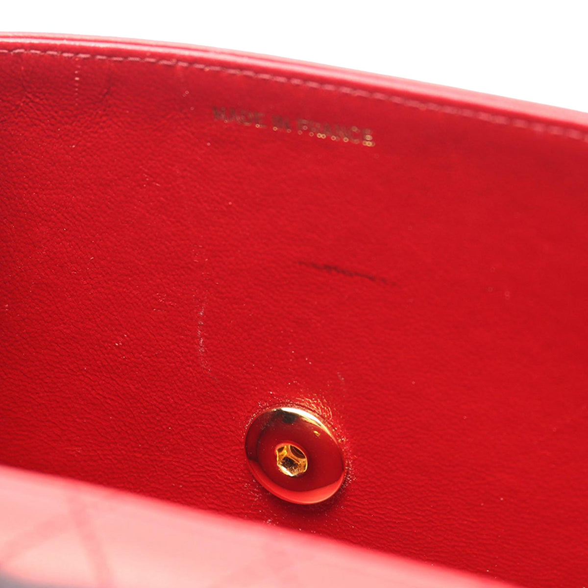 Chanel Lambskin Mademoiselle Turnlock Trapezoid Flap