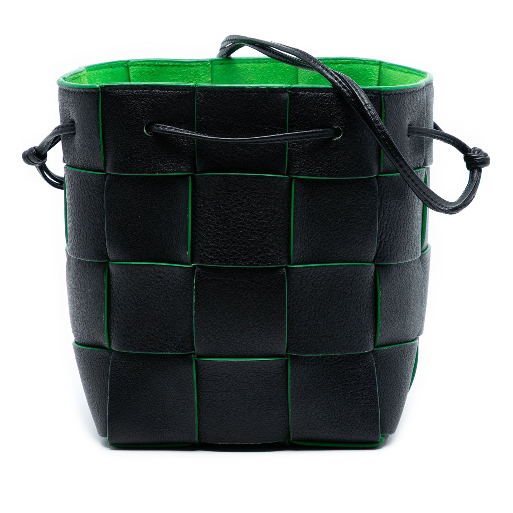 Bottega Veneta Small Nappa Maxi Intrecciato Cassette Bucket Bag