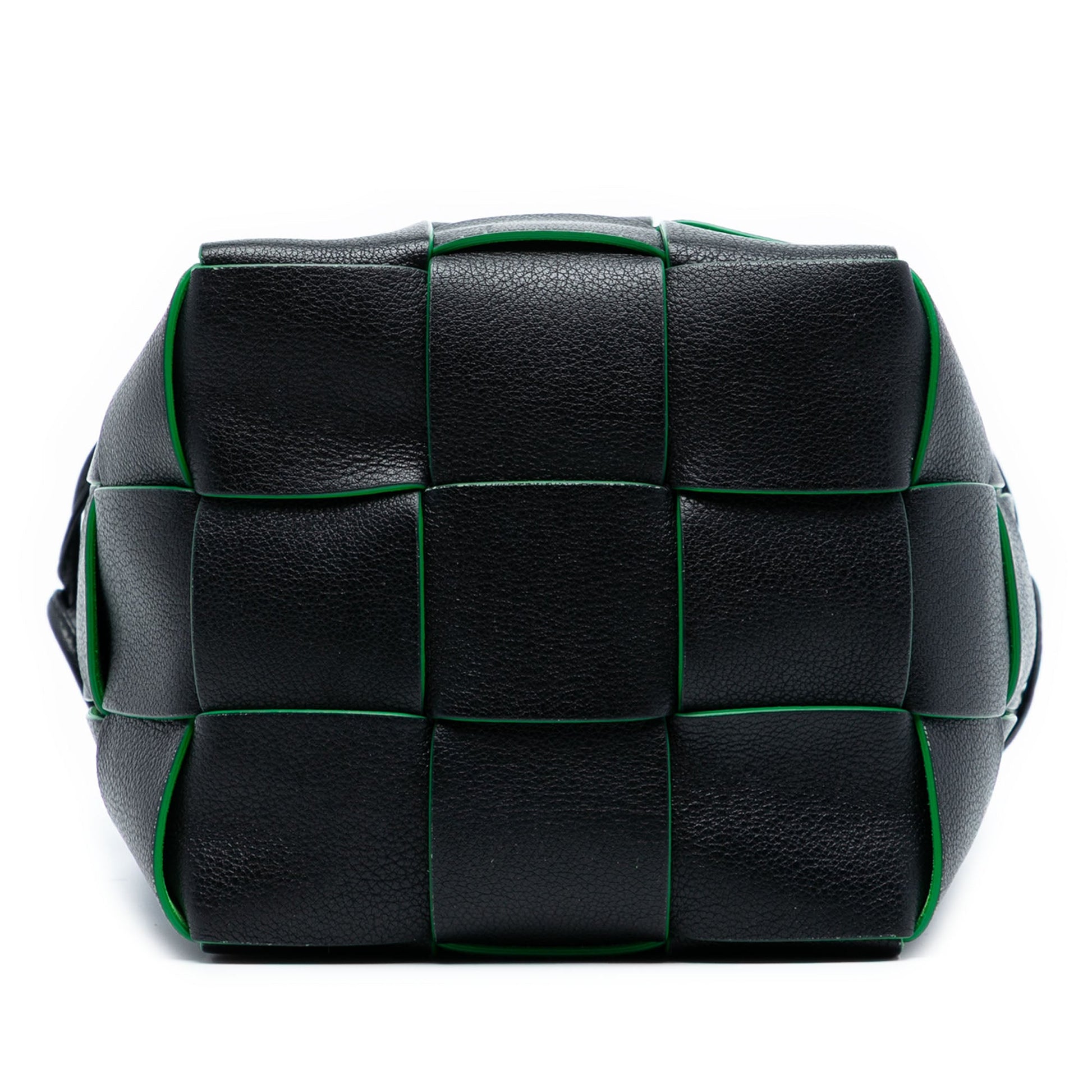 Bottega Veneta Small Nappa Maxi Intrecciato Cassette Bucket Bag