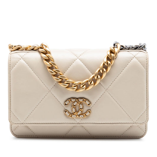 Chanel Quilted Lambskin 19 Wallet on Chain