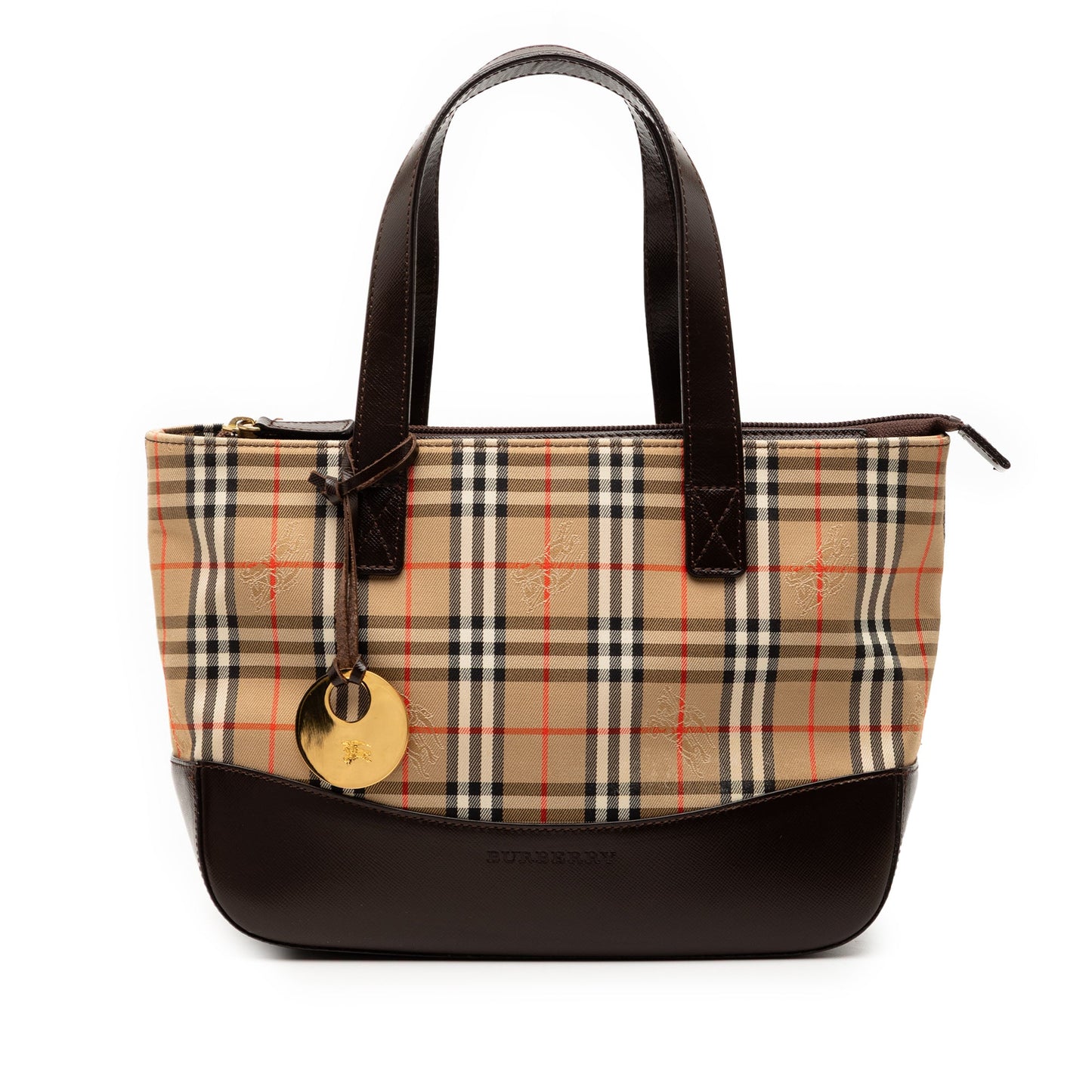 Burberry Haymarket Check Canvas Tote