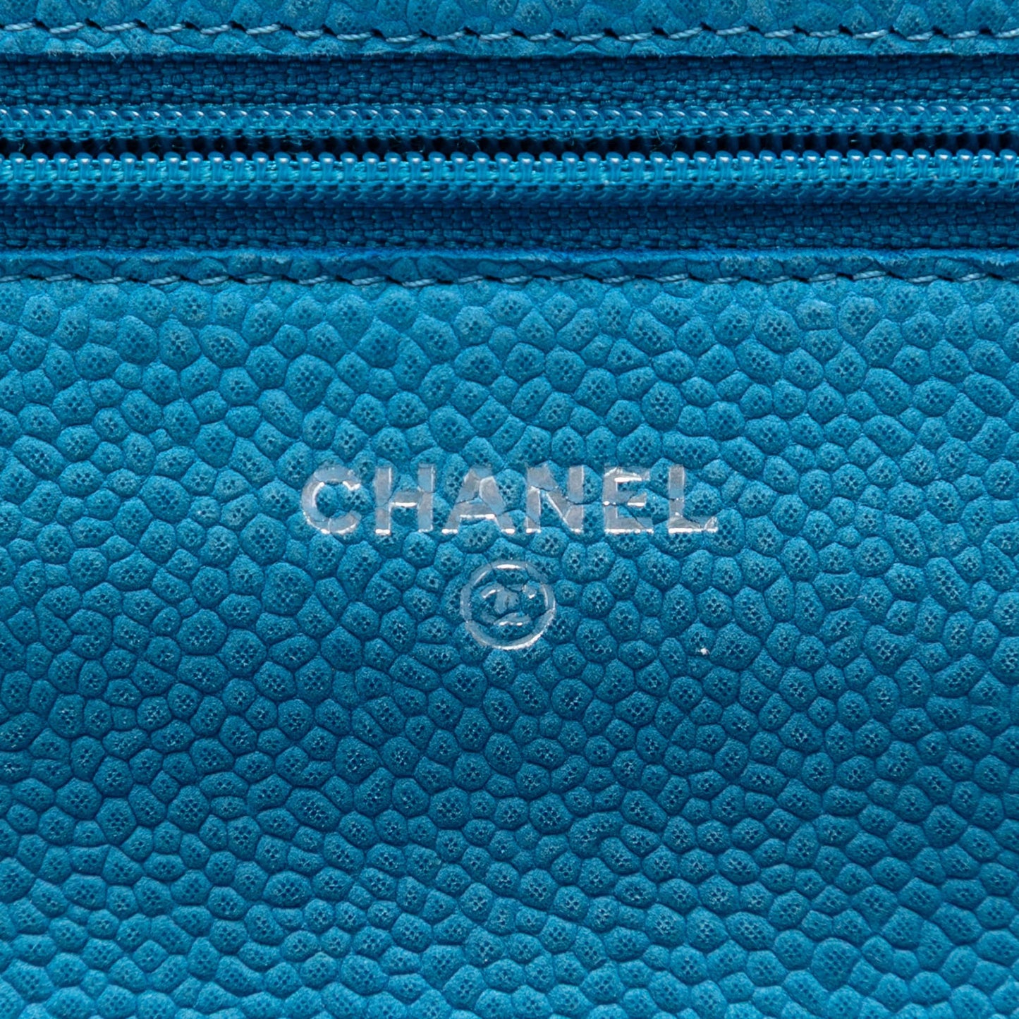 Chanel CC Quilted Caviar Wallet on Chain