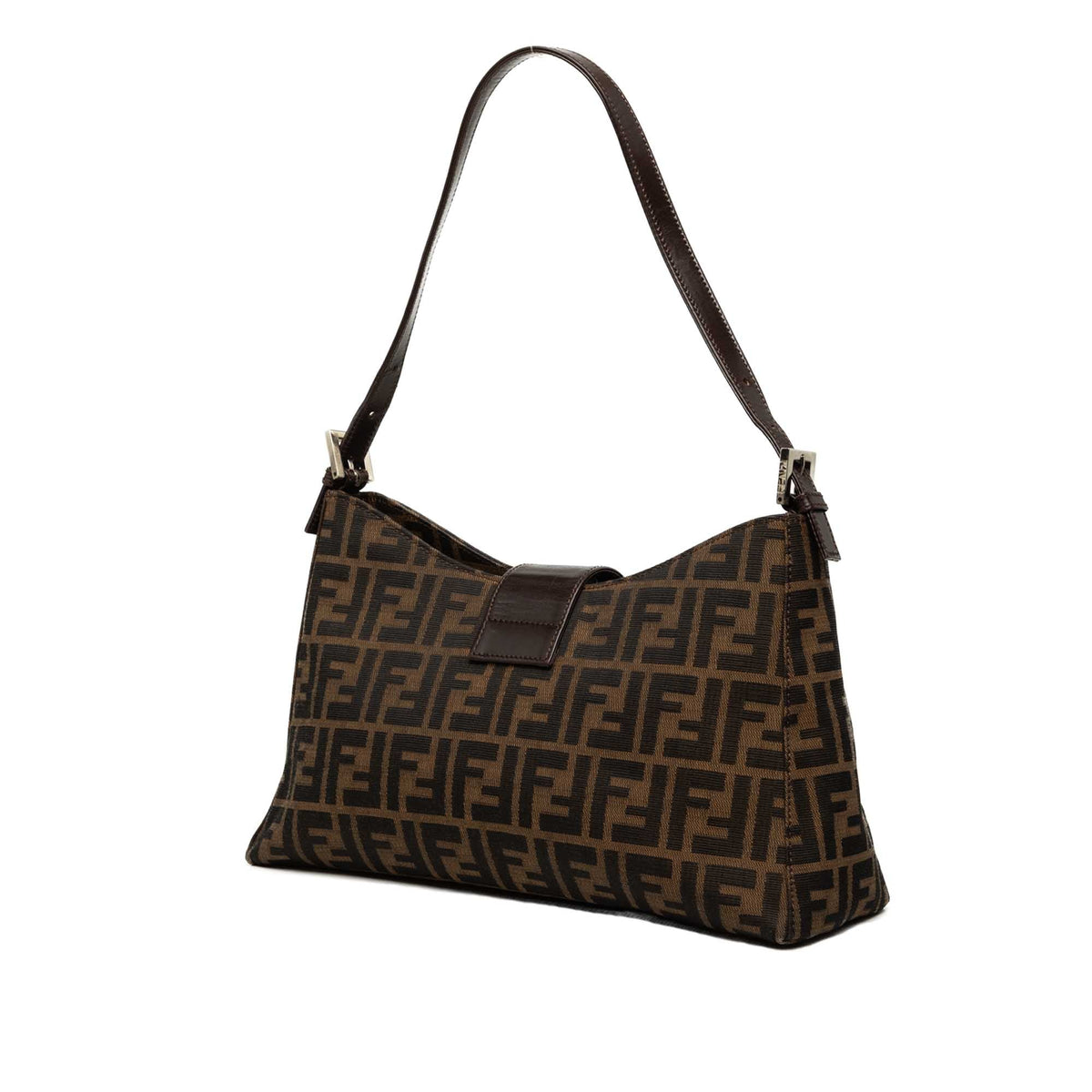 Fendi Zucca Canvas Shoulder Bag