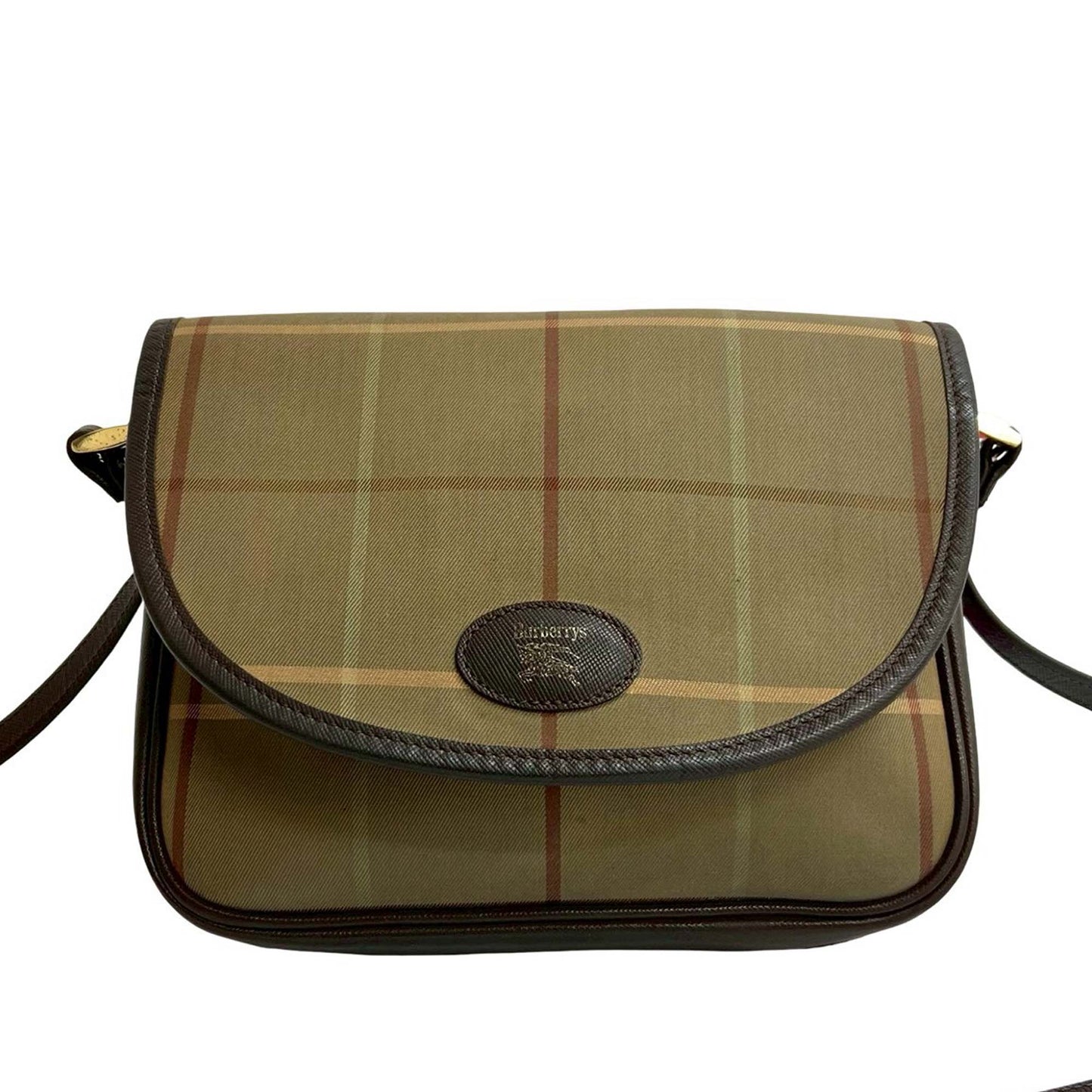 Burberry Vintage Check Canvas Crossbody