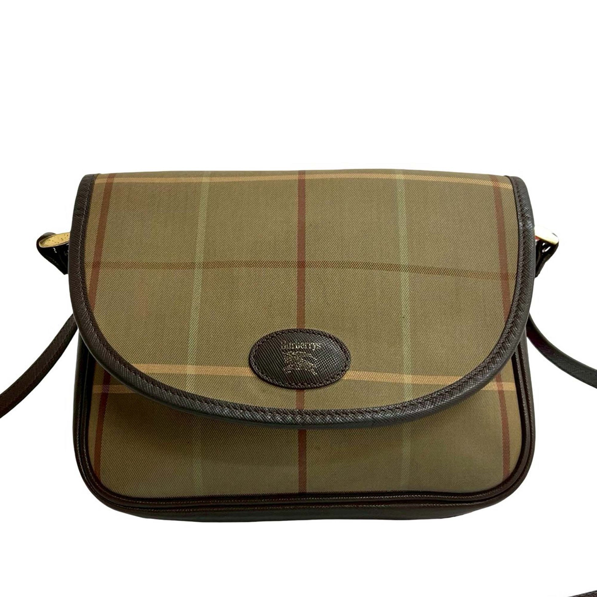 Burberry Vintage Check Canvas Crossbody