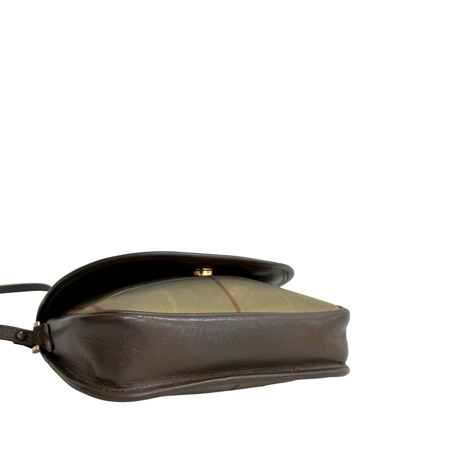 Burberry Vintage Check Canvas Crossbody