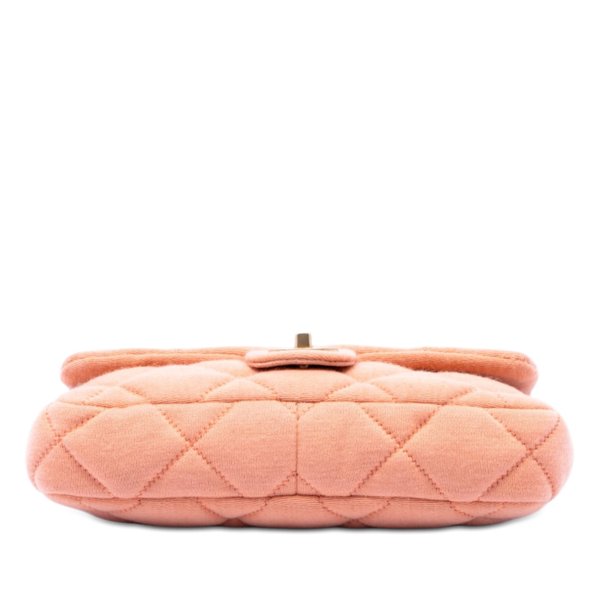 Chanel CC Quilted Jersey East West Flap