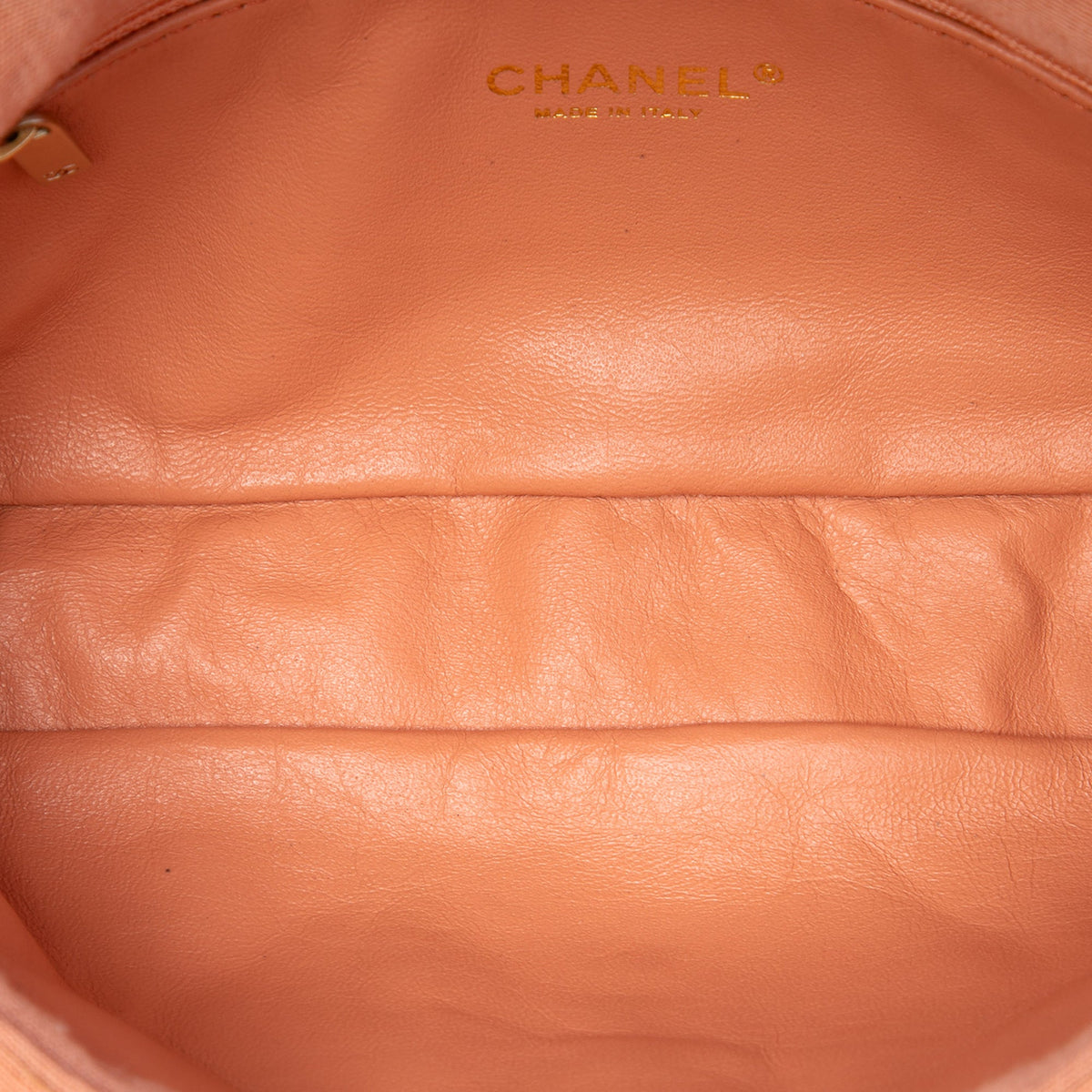 Chanel CC Quilted Jersey East West Flap
