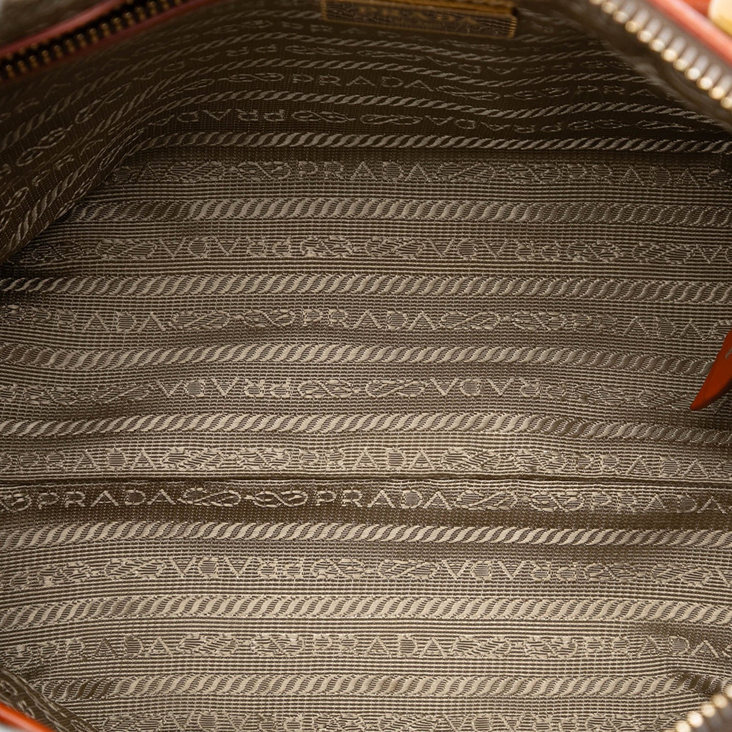 Prada Canvas Canapa Logo Bow Satchel