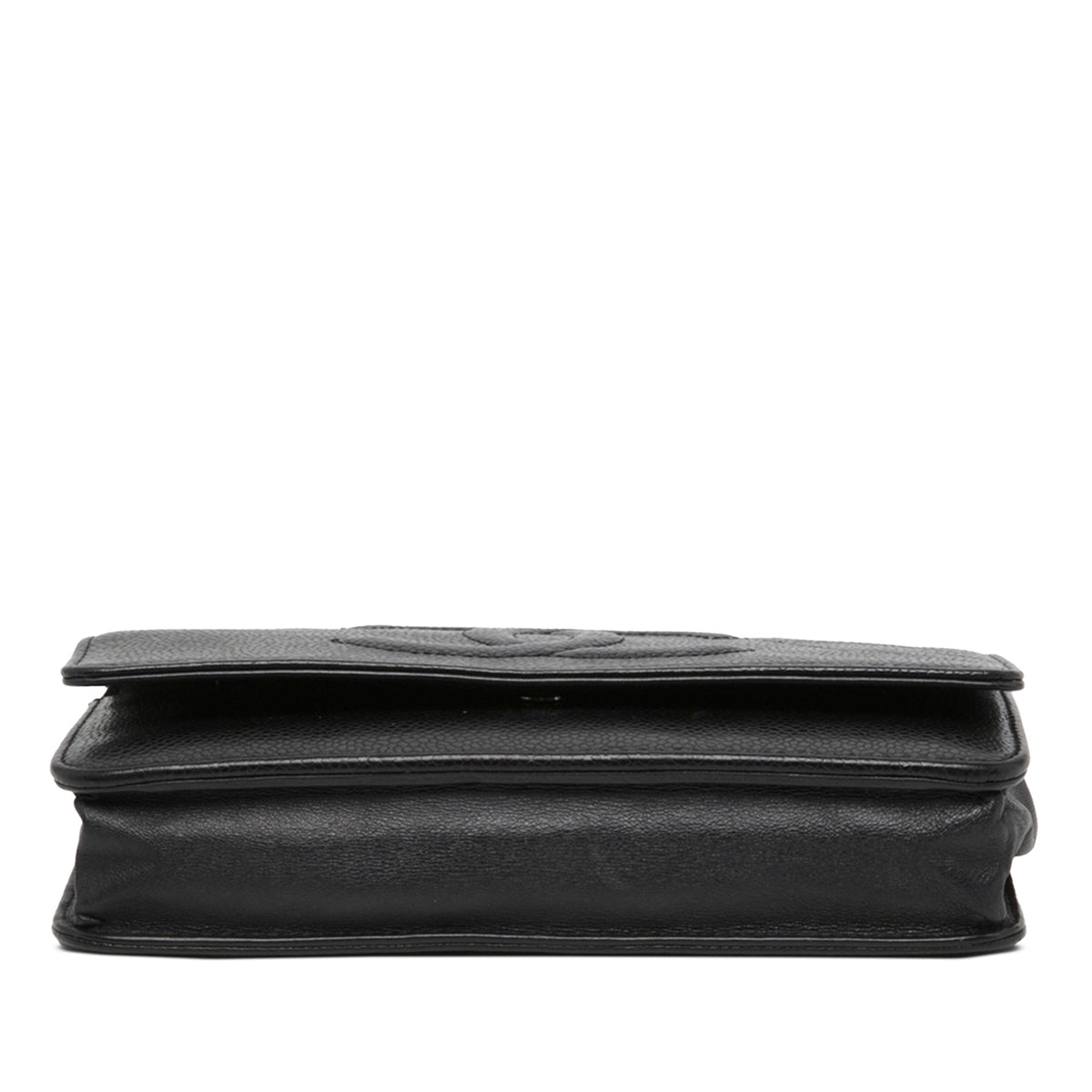 Chanel CC Caviar Timeless Wallet on Chain — Black
