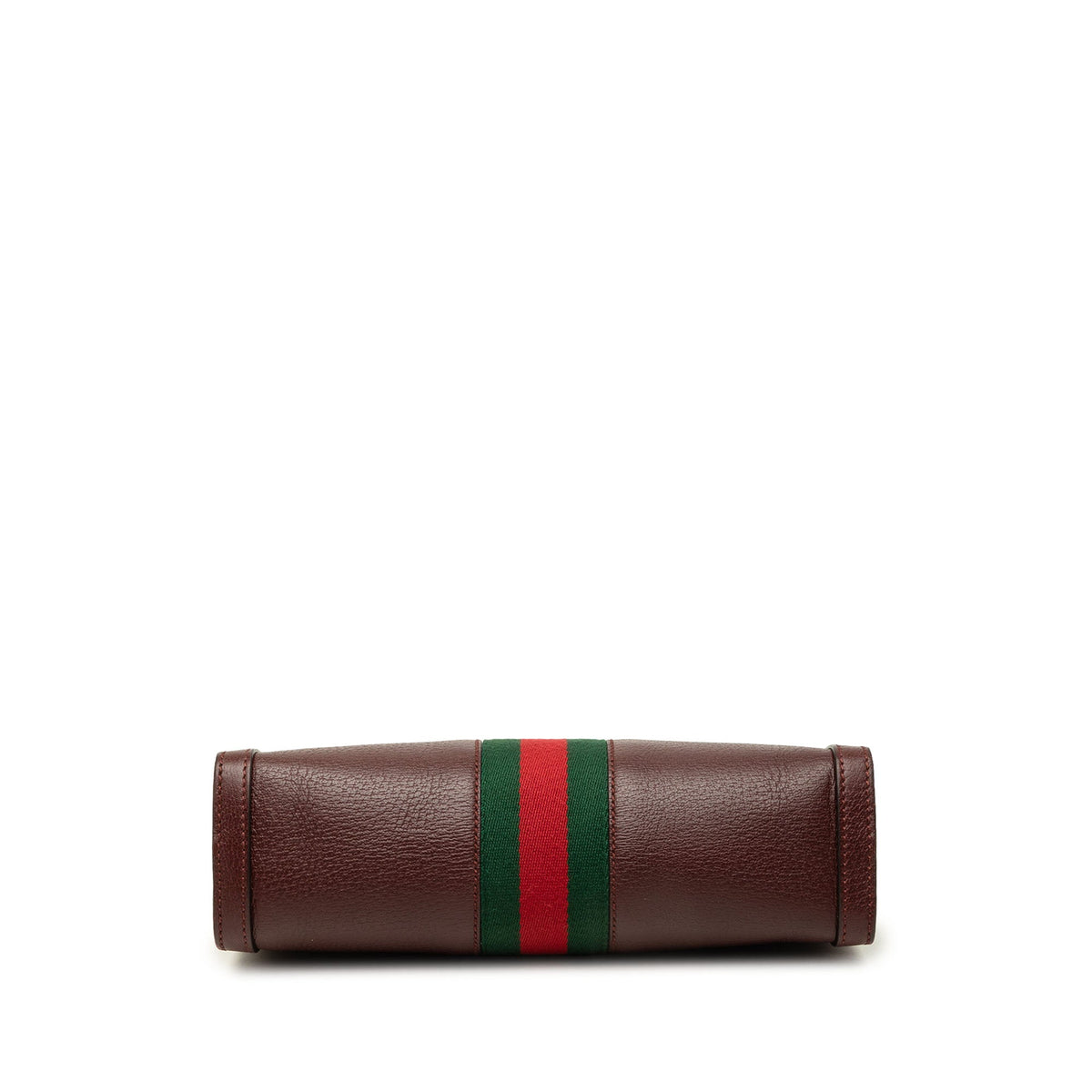 Gucci Small Calfskin Web Ophidia Chain Crossbody — Red