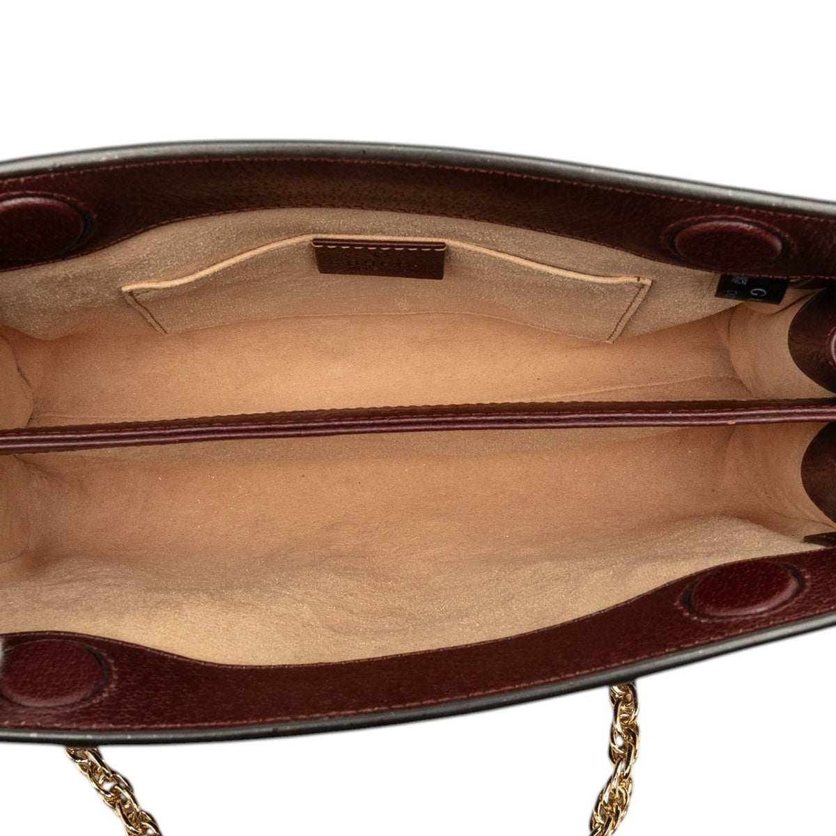 Gucci Small Calfskin Web Ophidia Chain Crossbody — Red