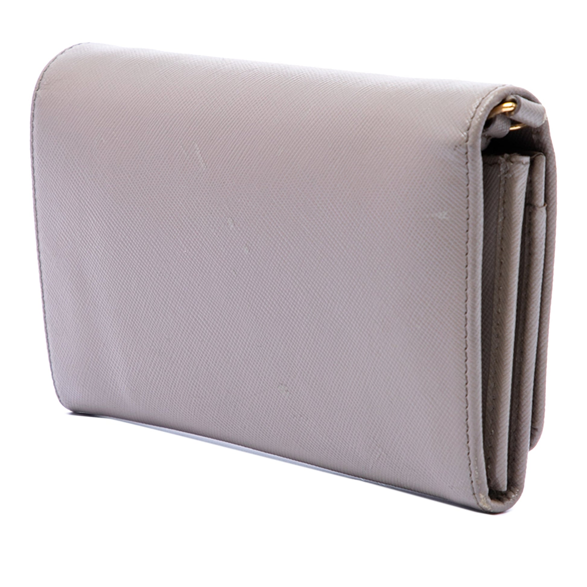 Prada Saffiano Wallet on Strap