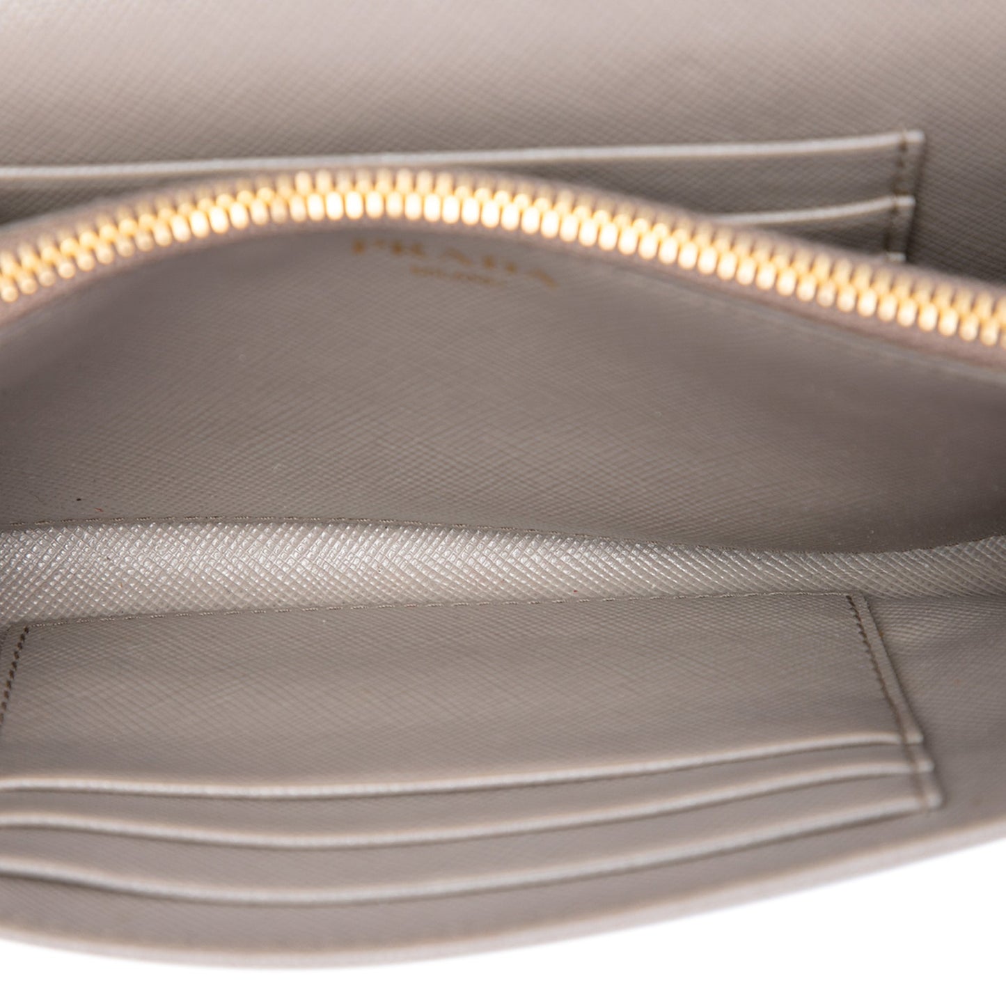 Prada Saffiano Wallet on Strap
