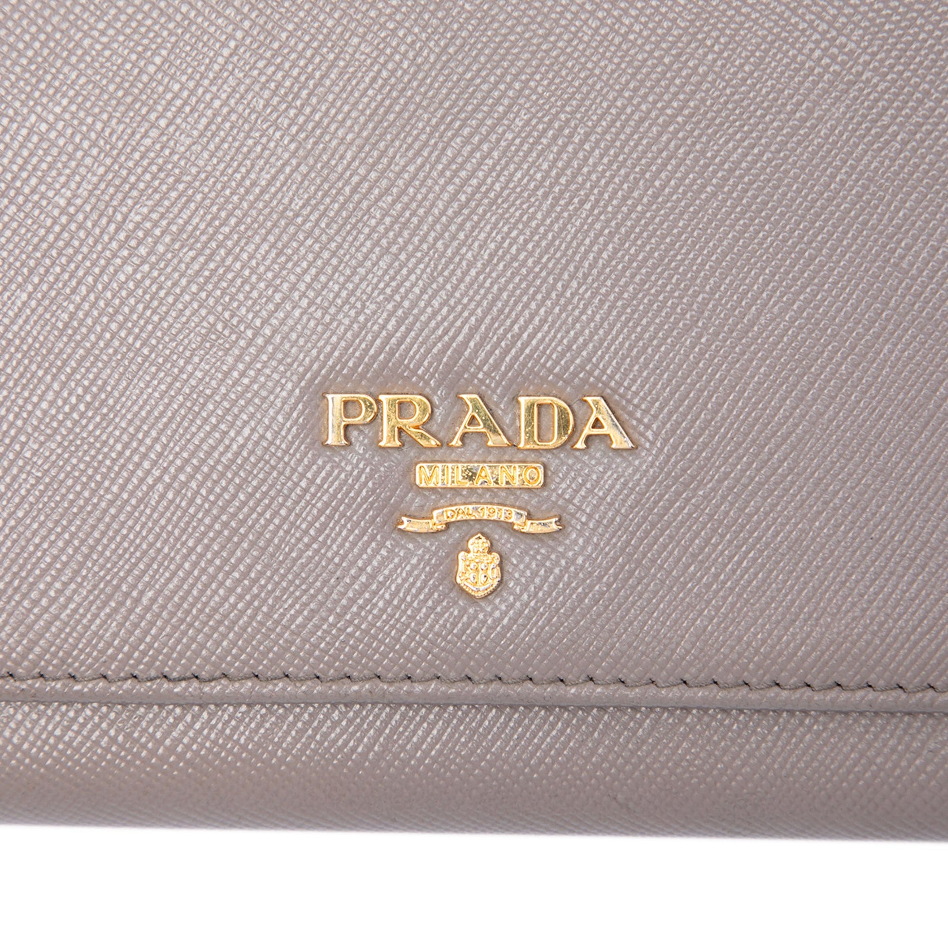 Prada Saffiano Wallet on Strap