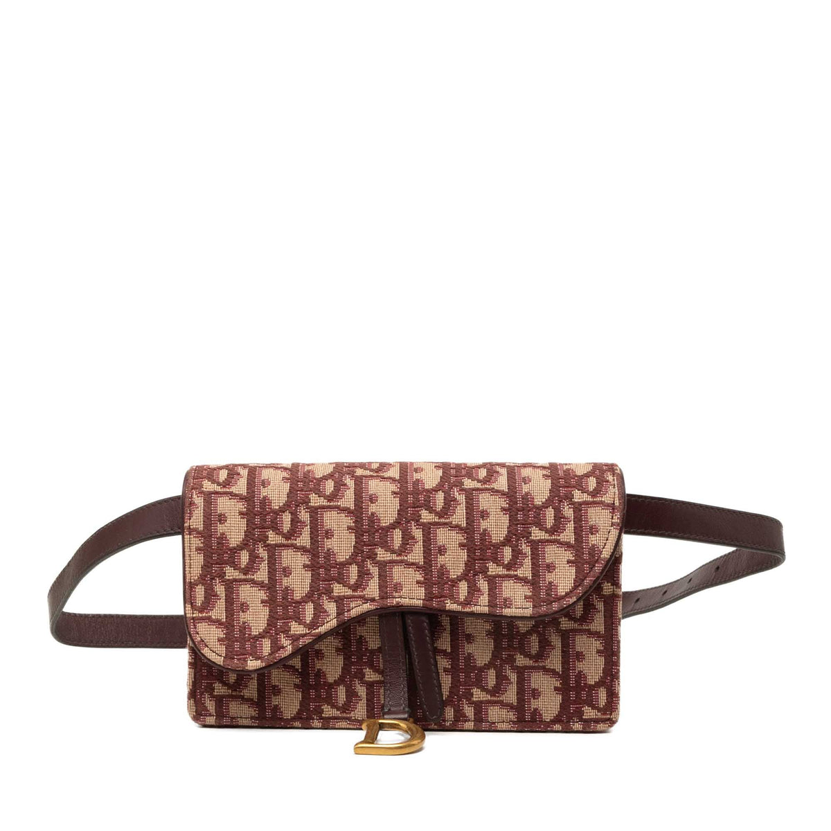 Dior Oblique Canvas Saddle Belt Bag